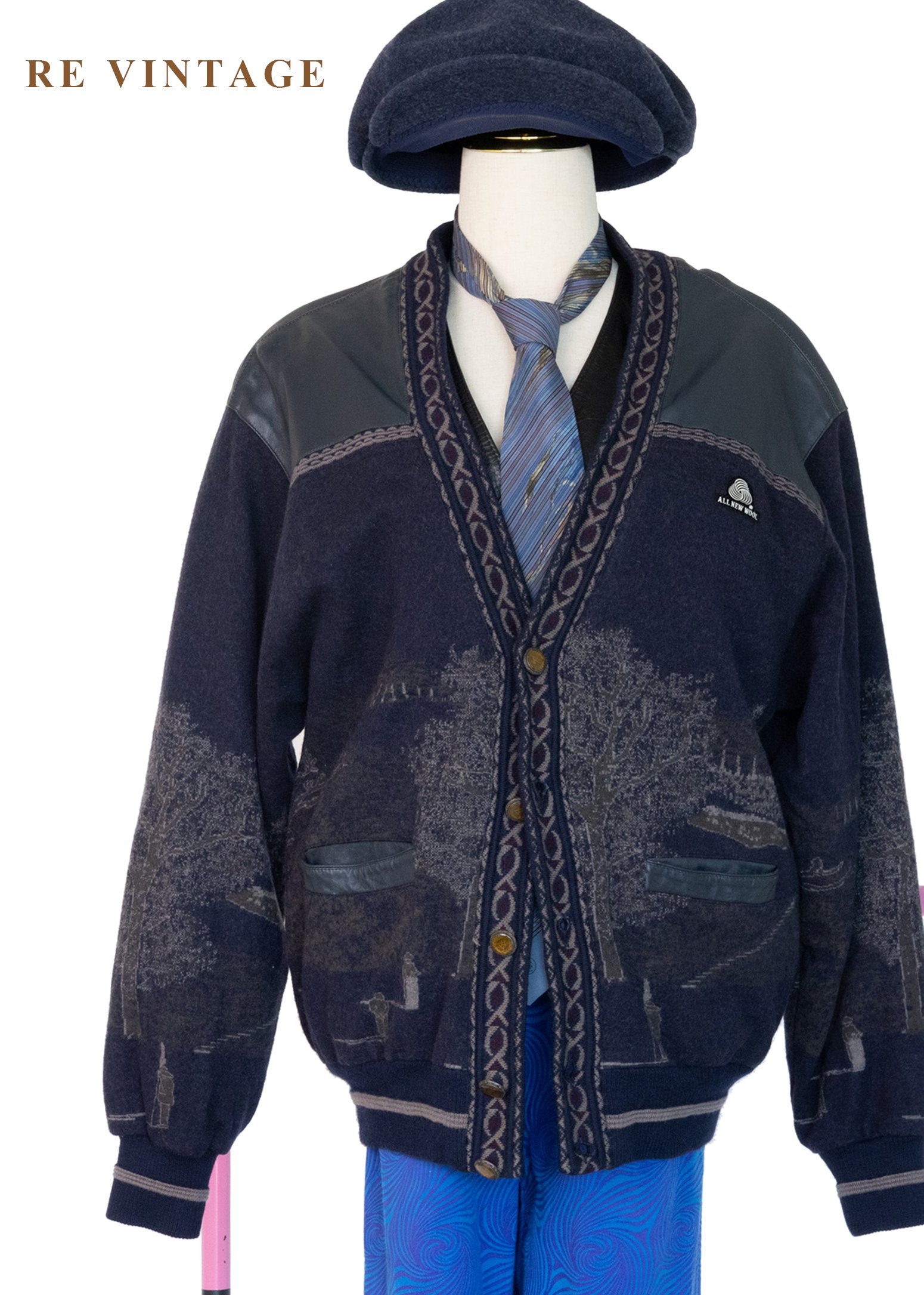 湖畔的素描毛呢外套