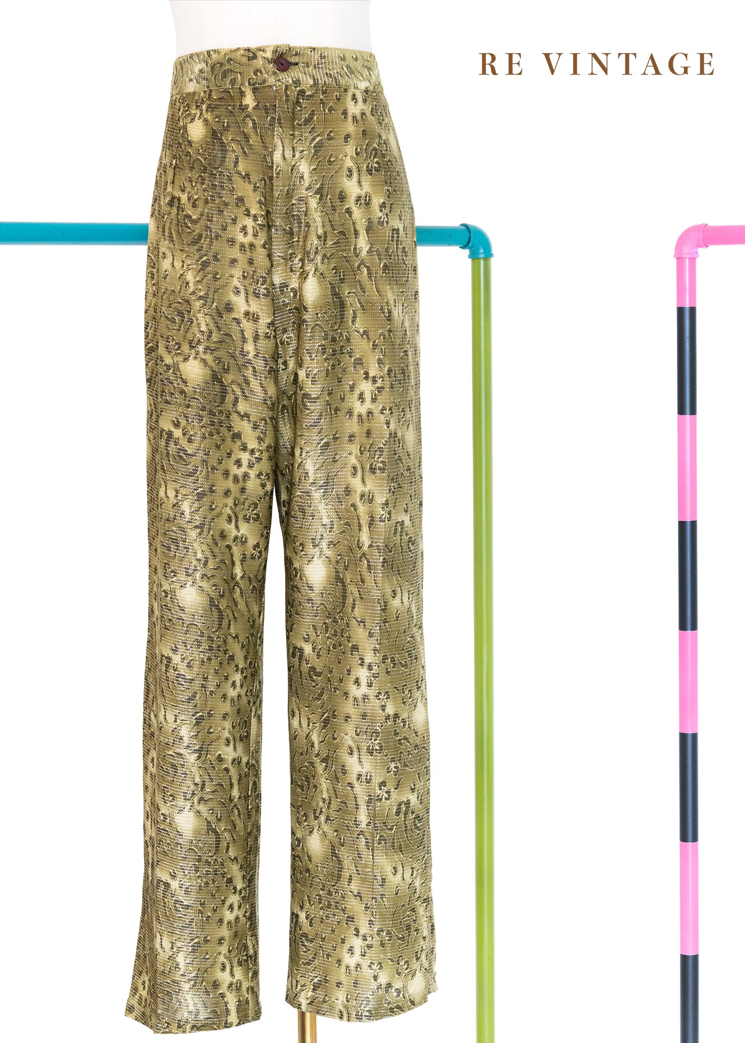 森林裡の小豹考古學家高腰長褲（27-30"）