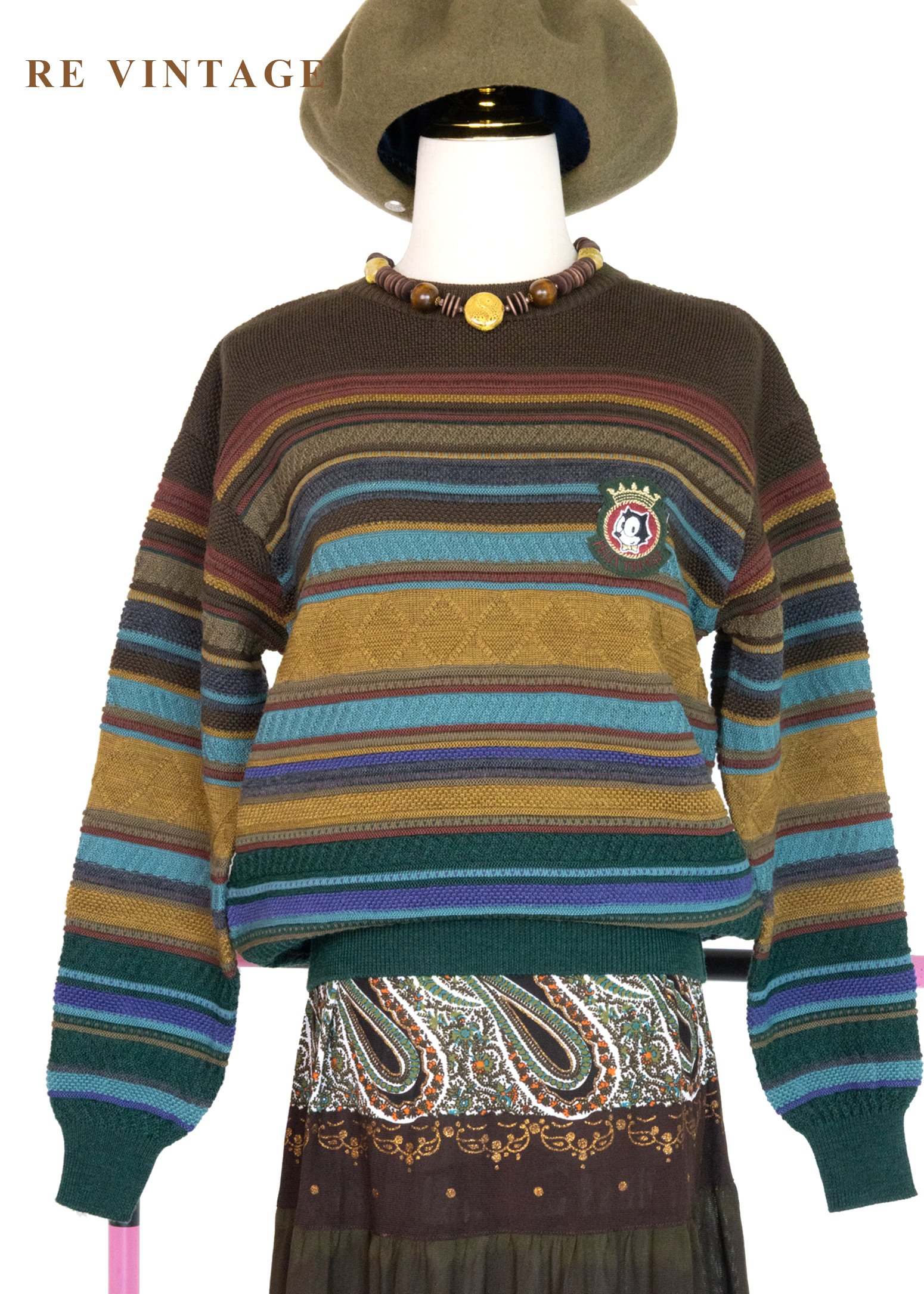 森林電台的木質聲音針織毛衣