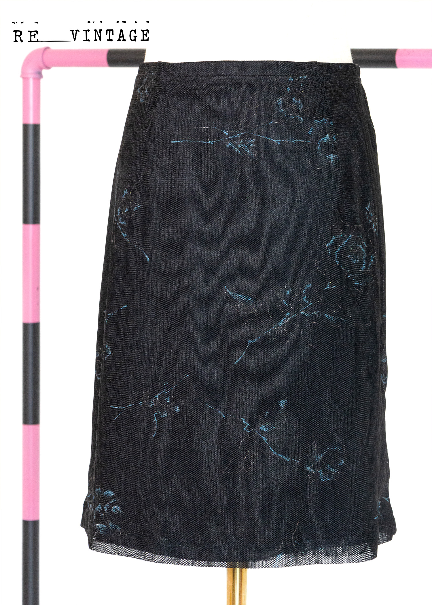 藍玫瑰瞳鈴眼迷你短裙