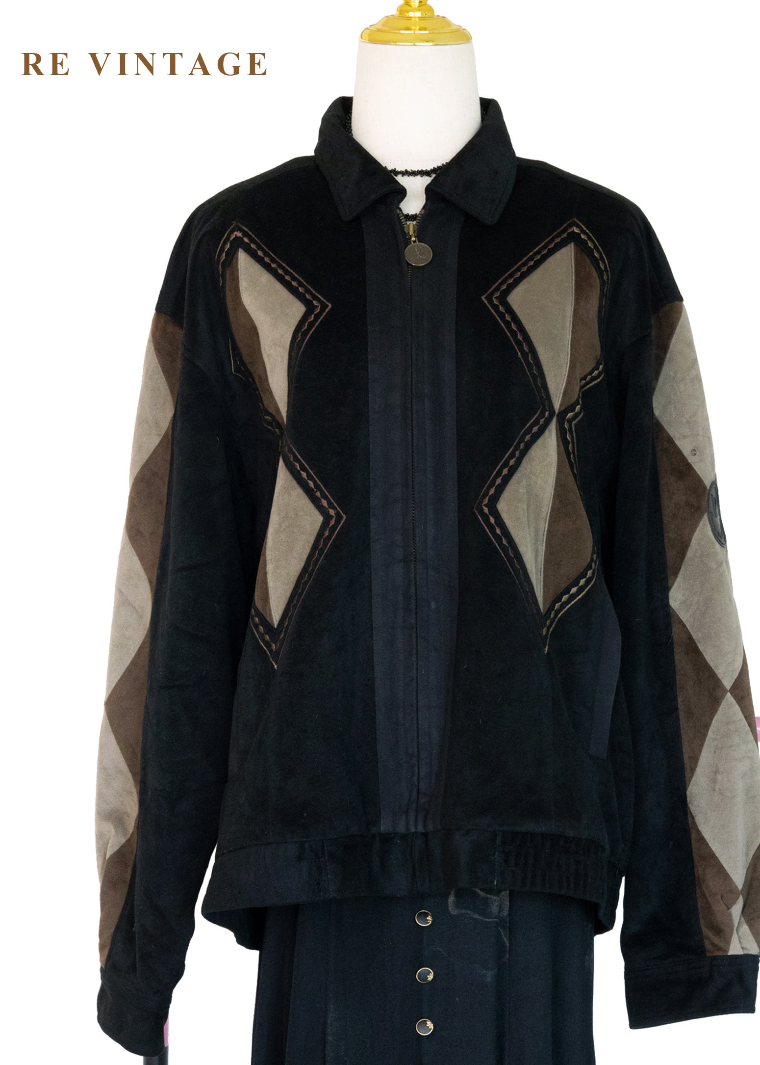 時空旅人幾何邊境飛行夾克外套