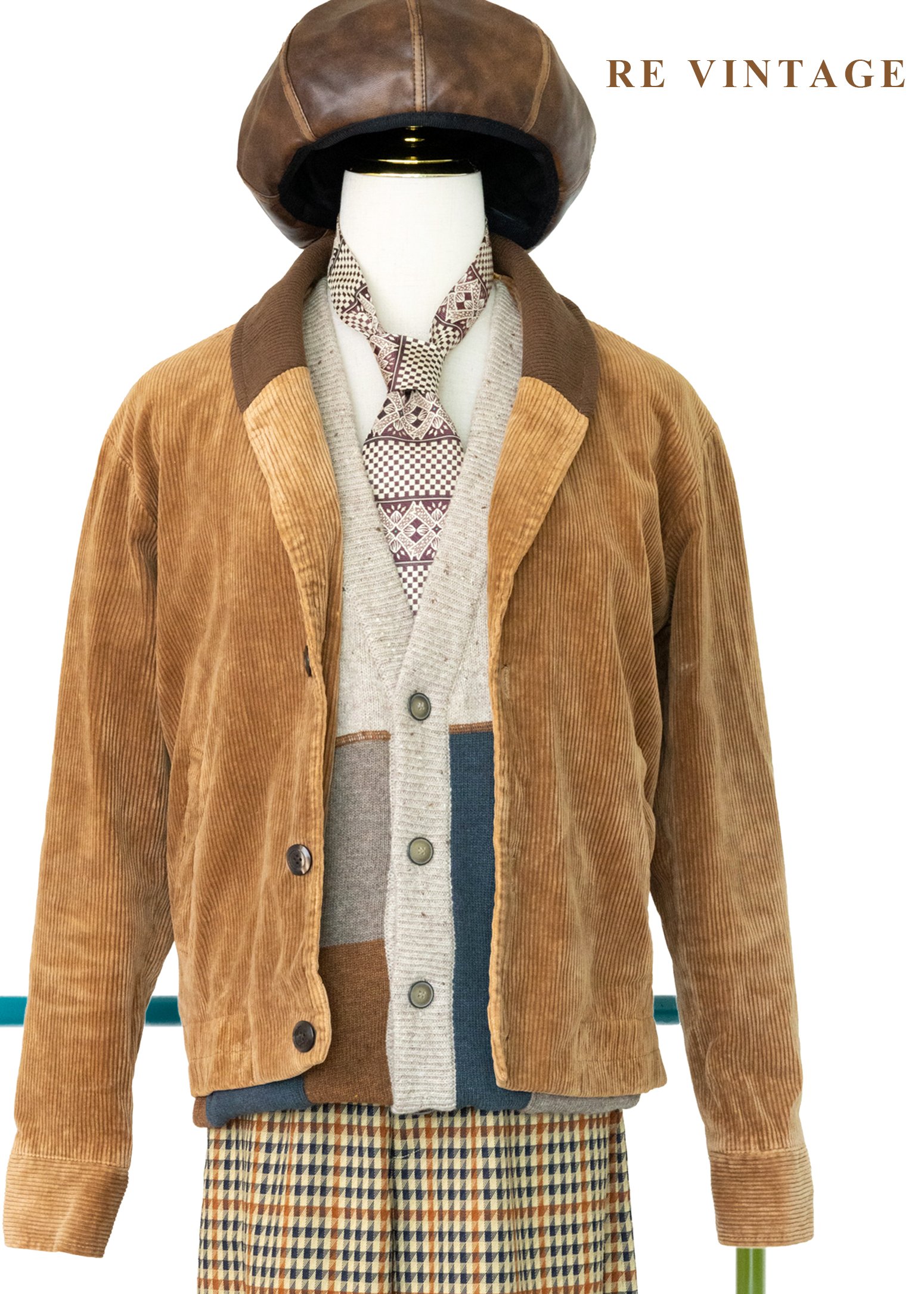 英倫Caramel 燈芯絨翻領夾克外套