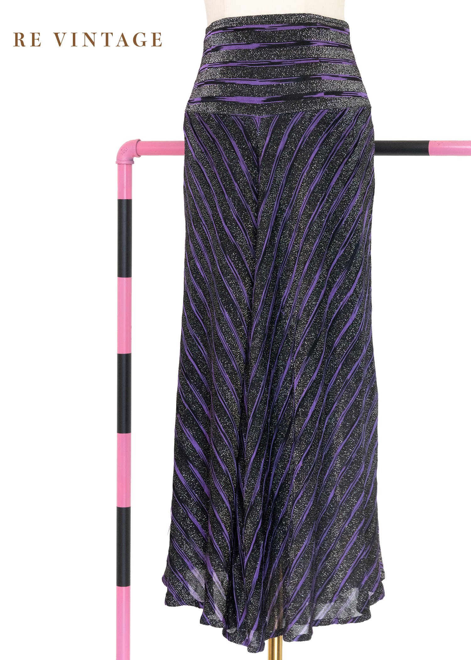 流動紫色電波Disco美裙（25-30"）