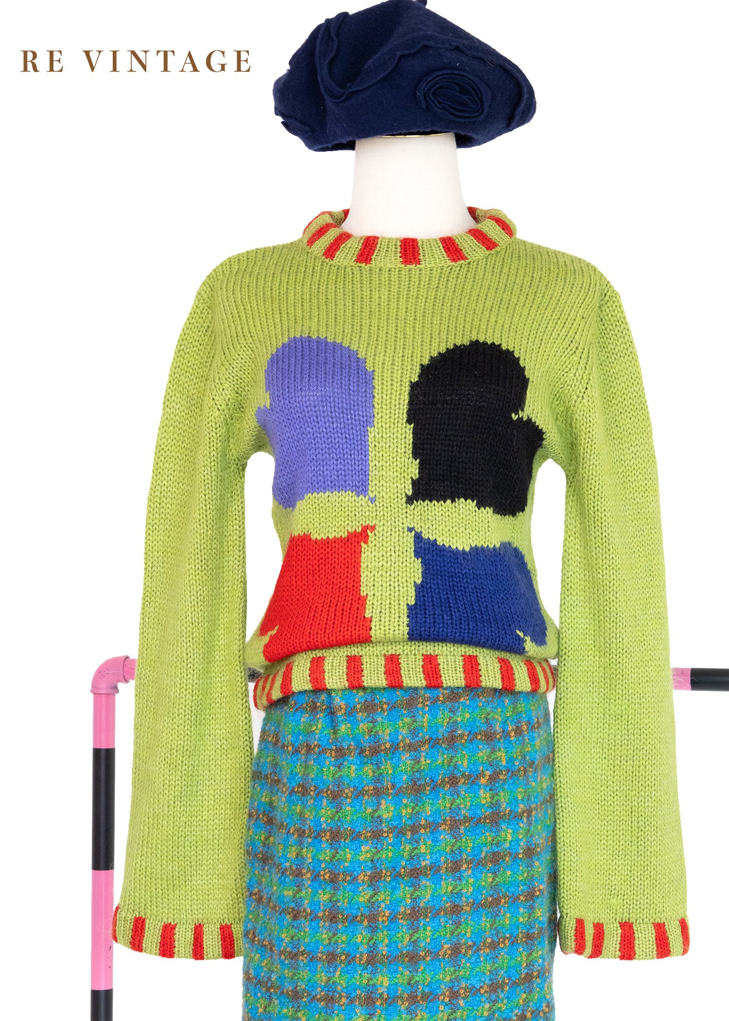 分享幸運分享草草針織毛衣