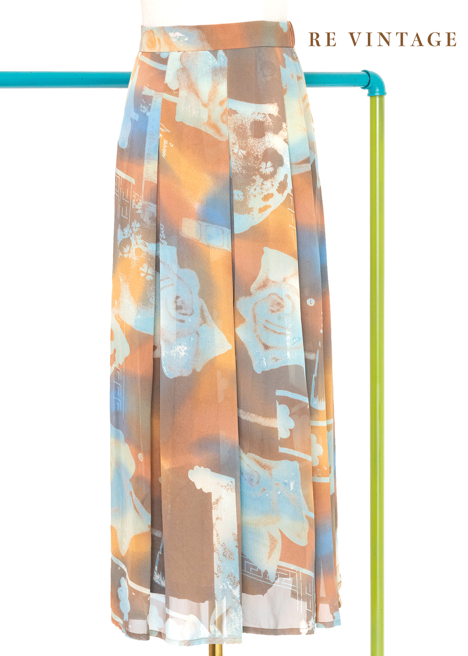 幻影玫瑰雪紡長裙（26"-27"）