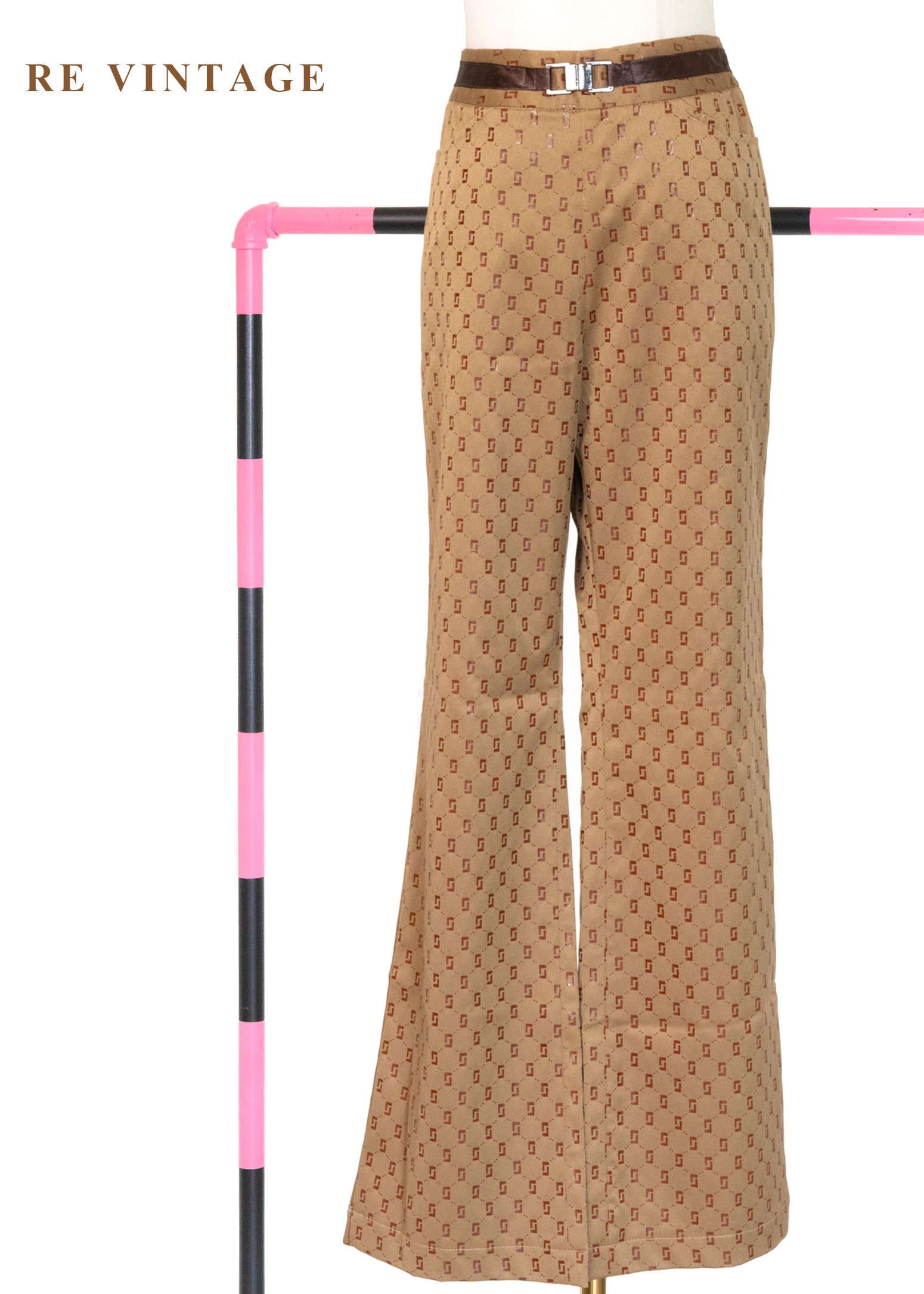 焦糖幾何學圖騰長褲（26"）