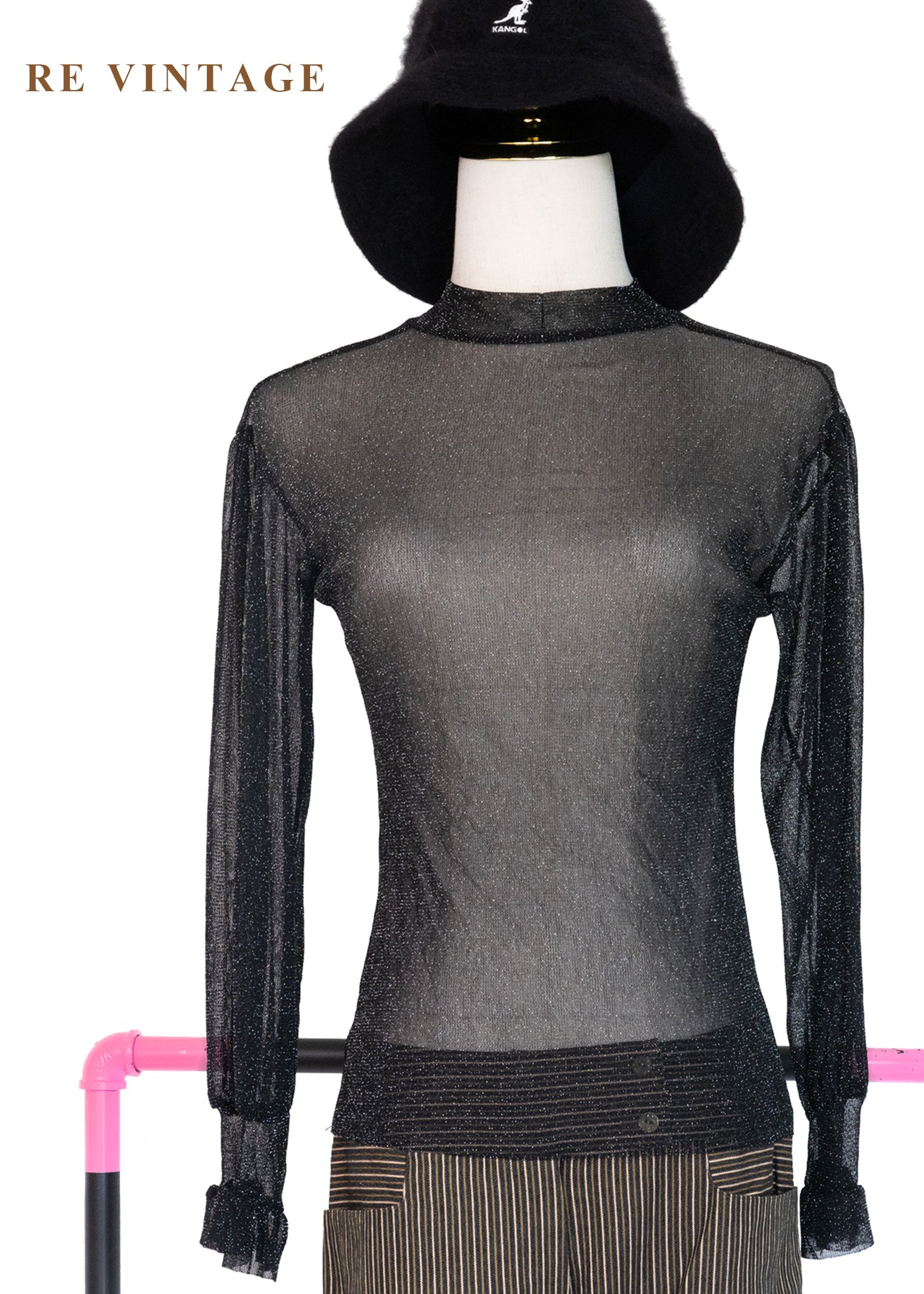 小星點網紗上衣