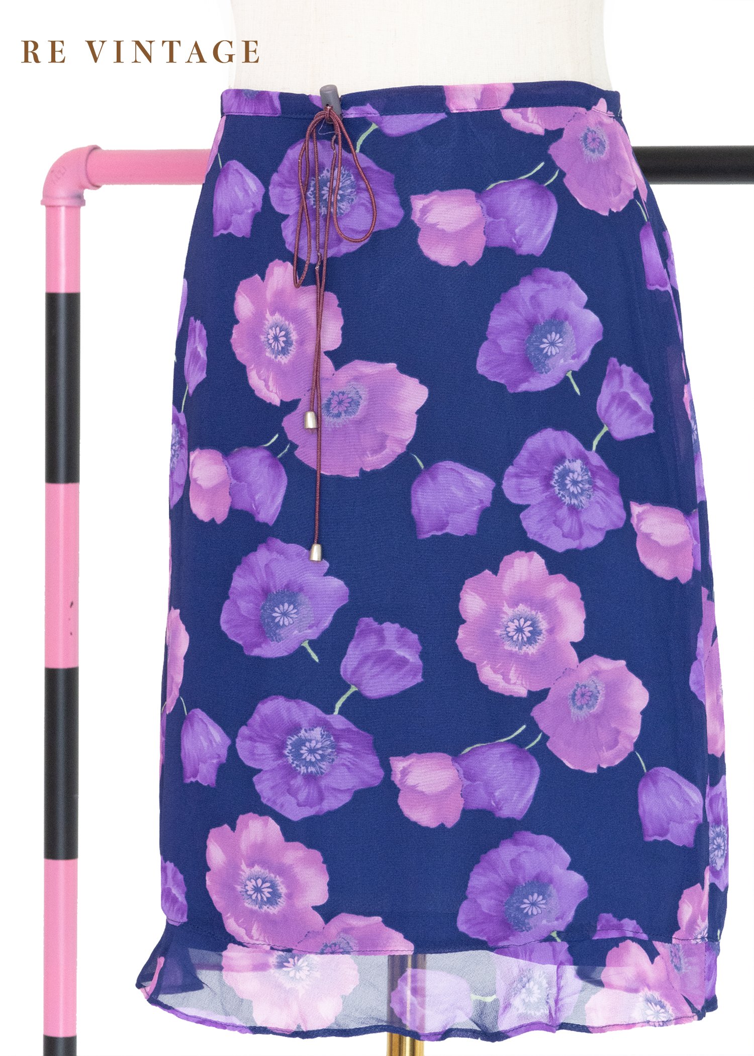 藍莓花香果醬短裙（22"-25.5"）