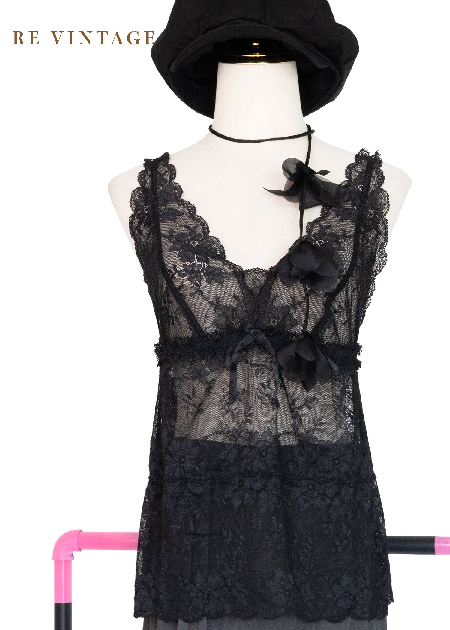 溫柔花朵蕾絲背心