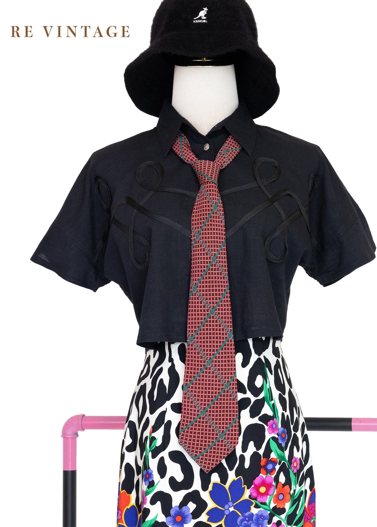 音符跳動黑色短版上衣