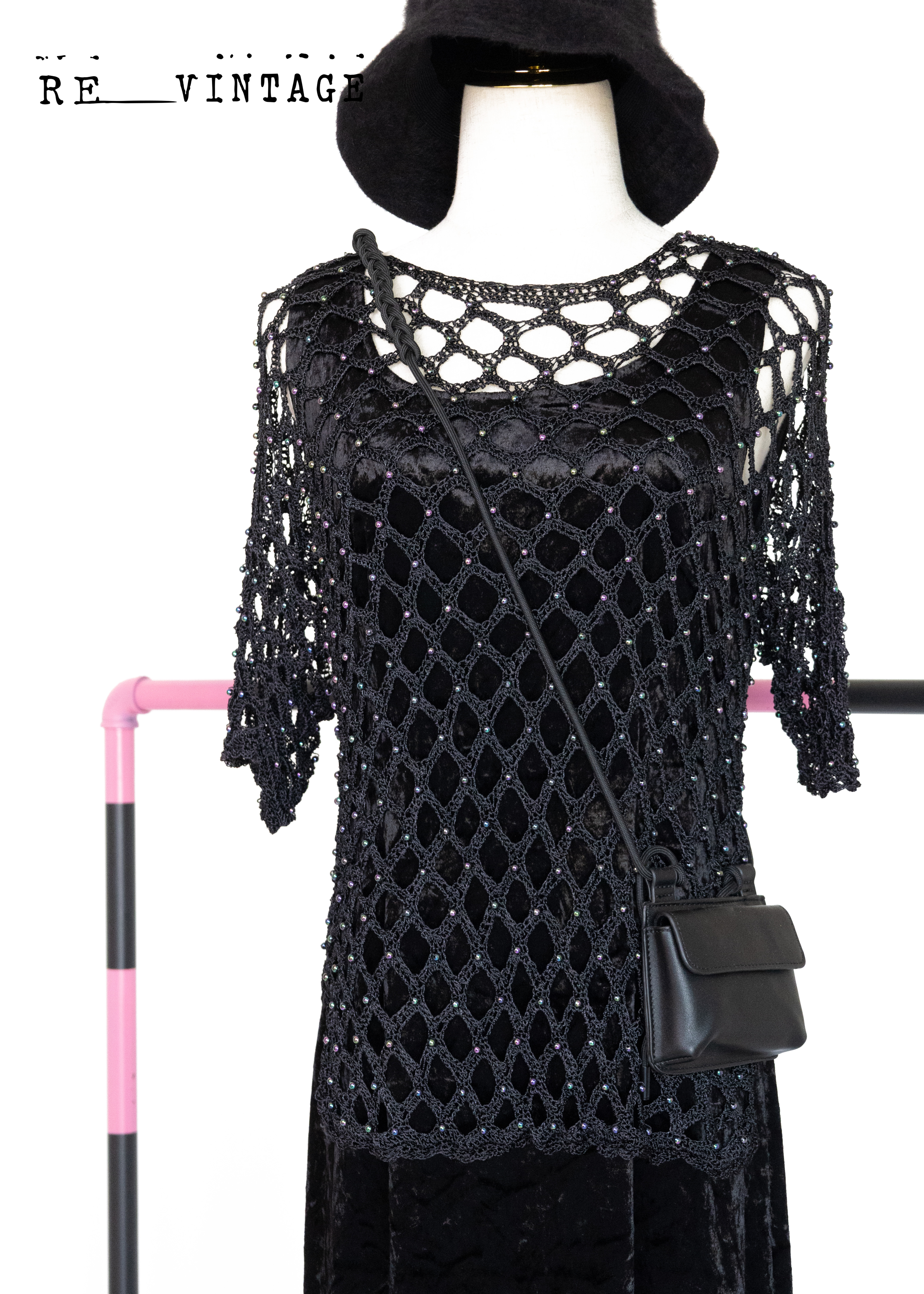 珠光金龜子網狀罩衫