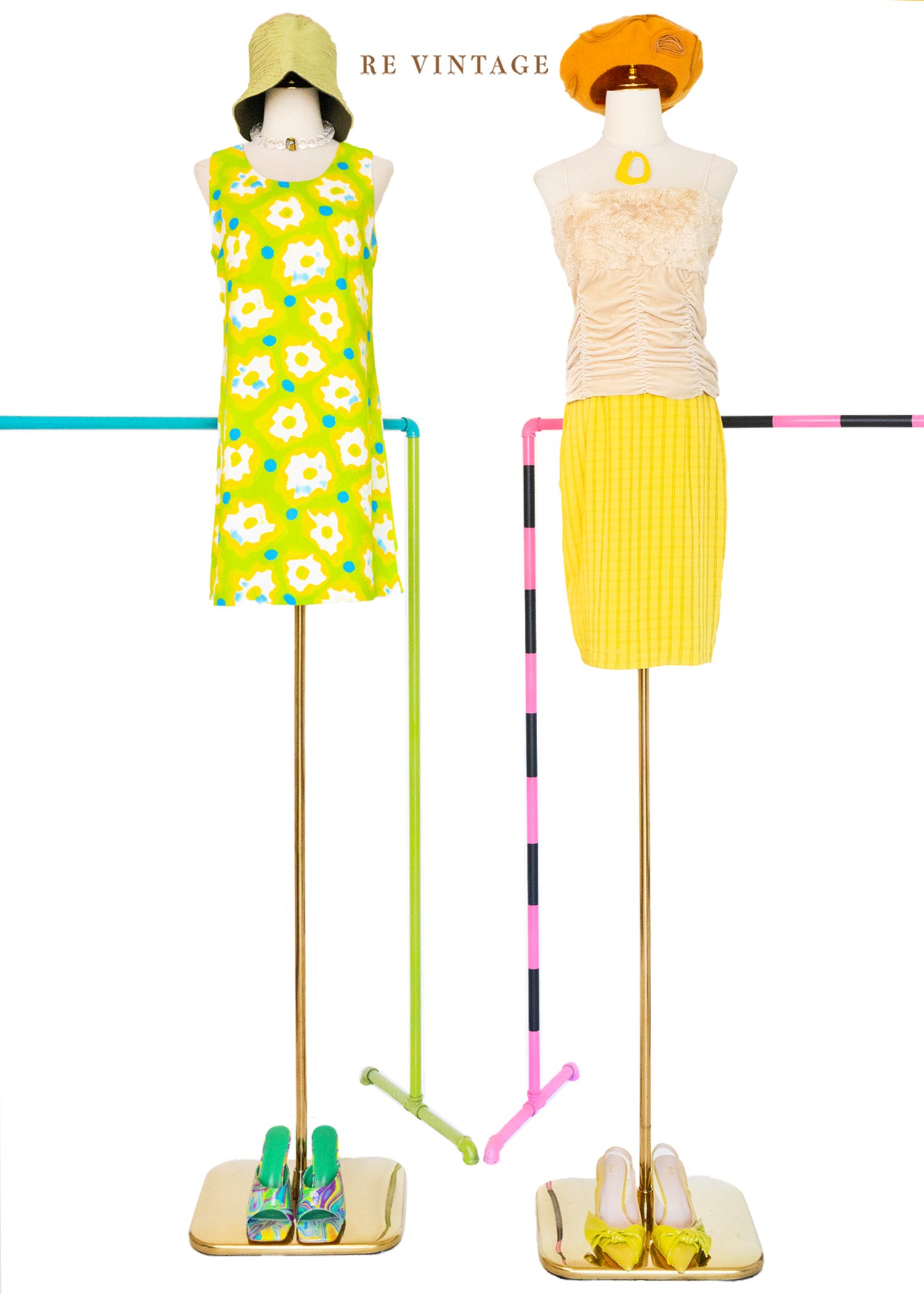Summer Lines 夏日光束及膝裙（27-28"）
