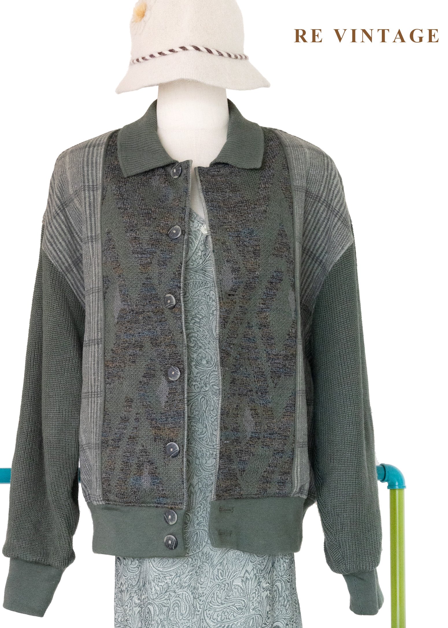 苔森織痕夾克外套