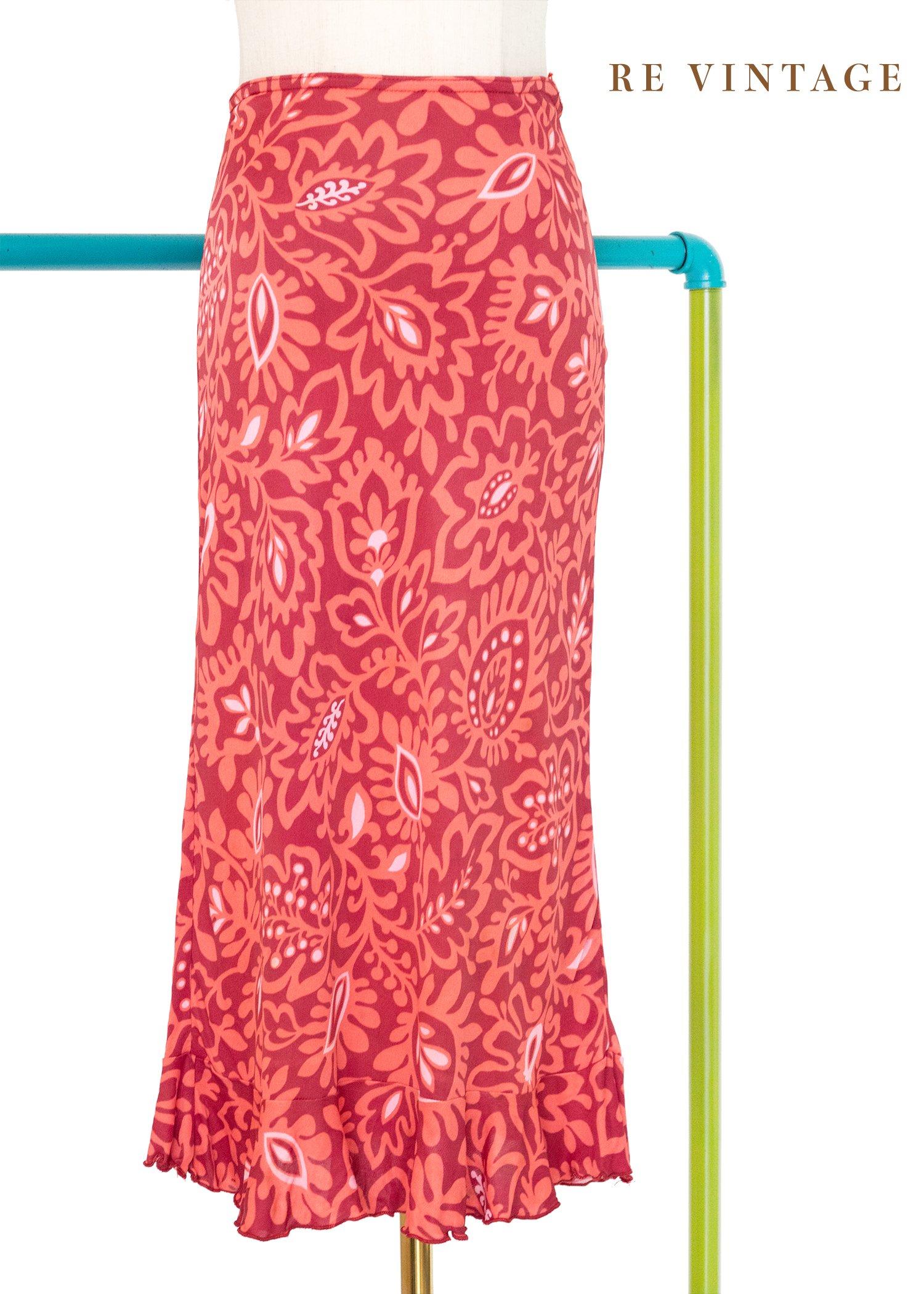 Raspberry 粉系圖騰美裙（25-28"）