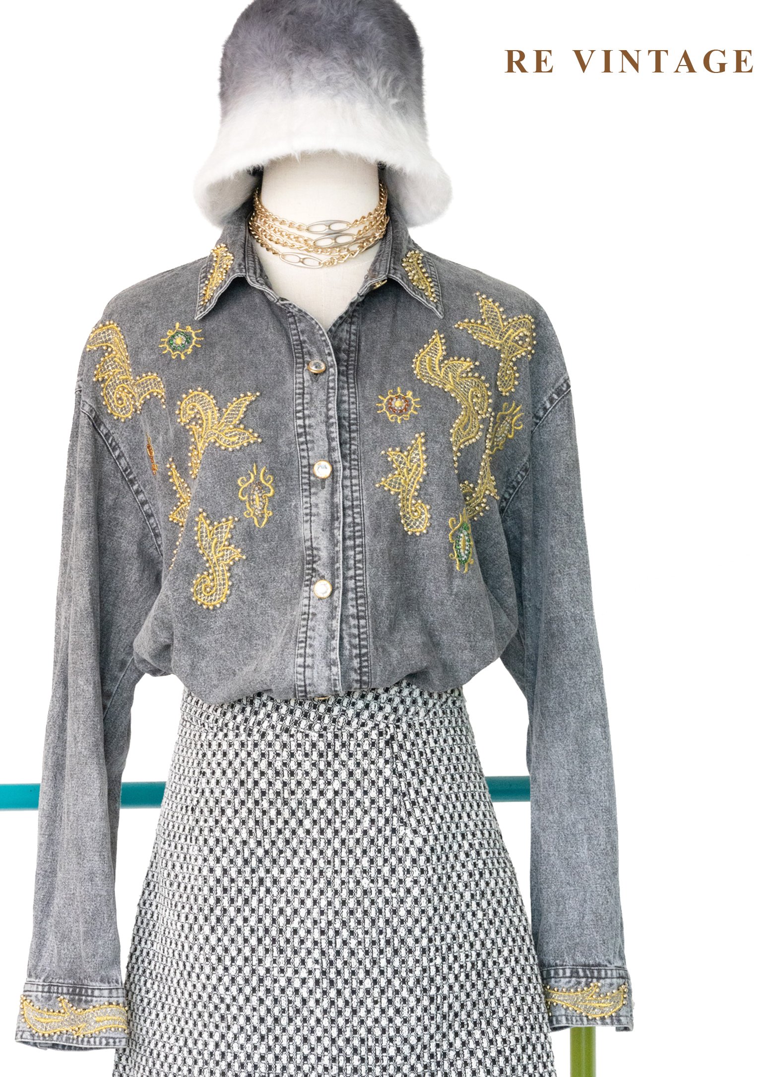 金翼微光水洗單寧襯衫