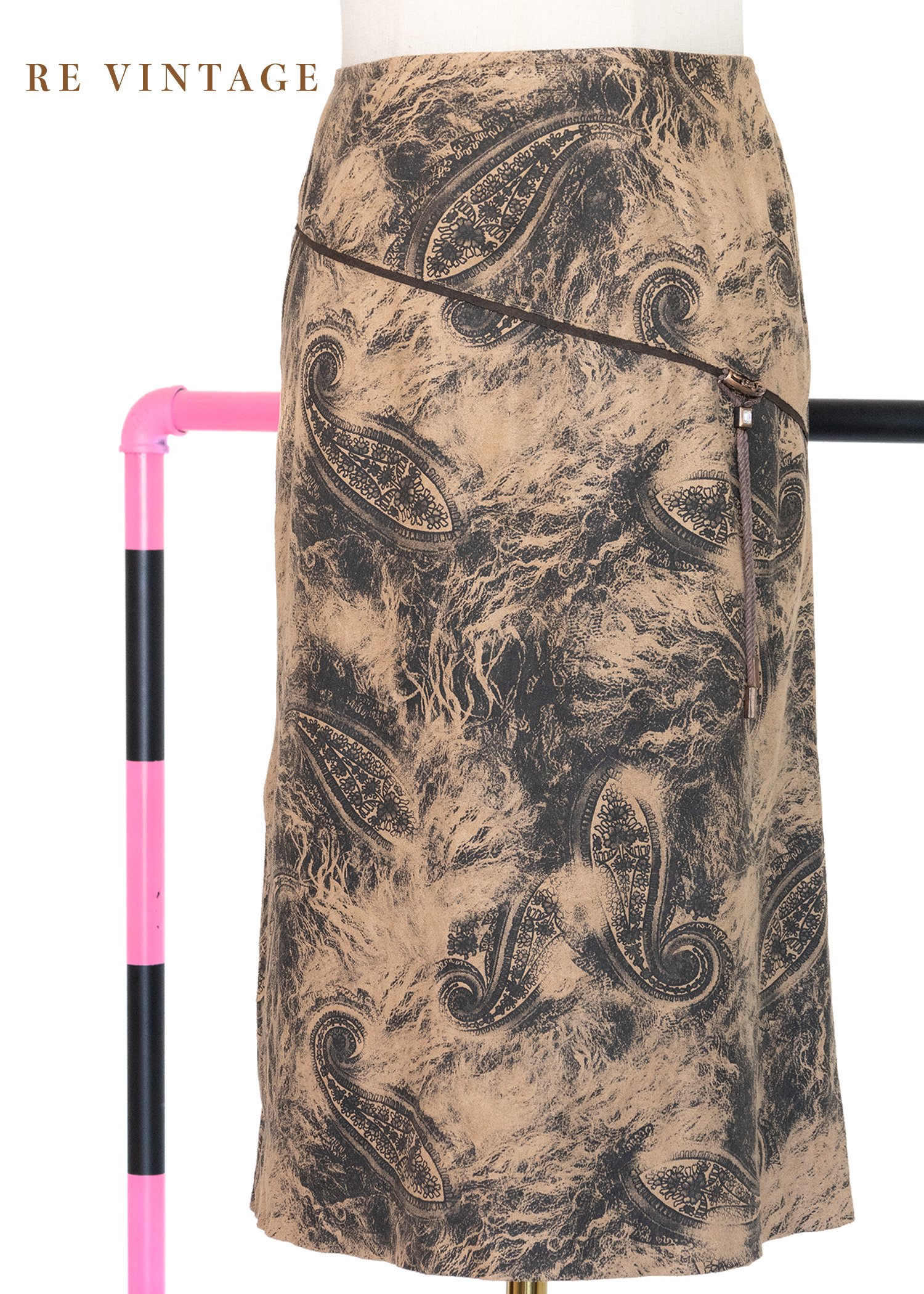 霧渦一抹暗潮個性及膝裙（25"）