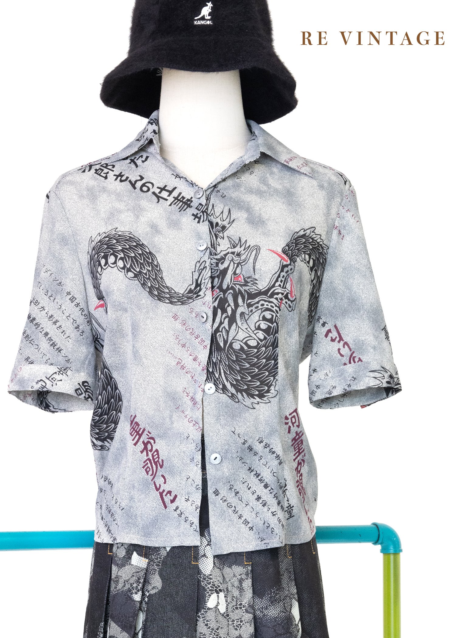 Light Gray 龍の傳人短袖上衣