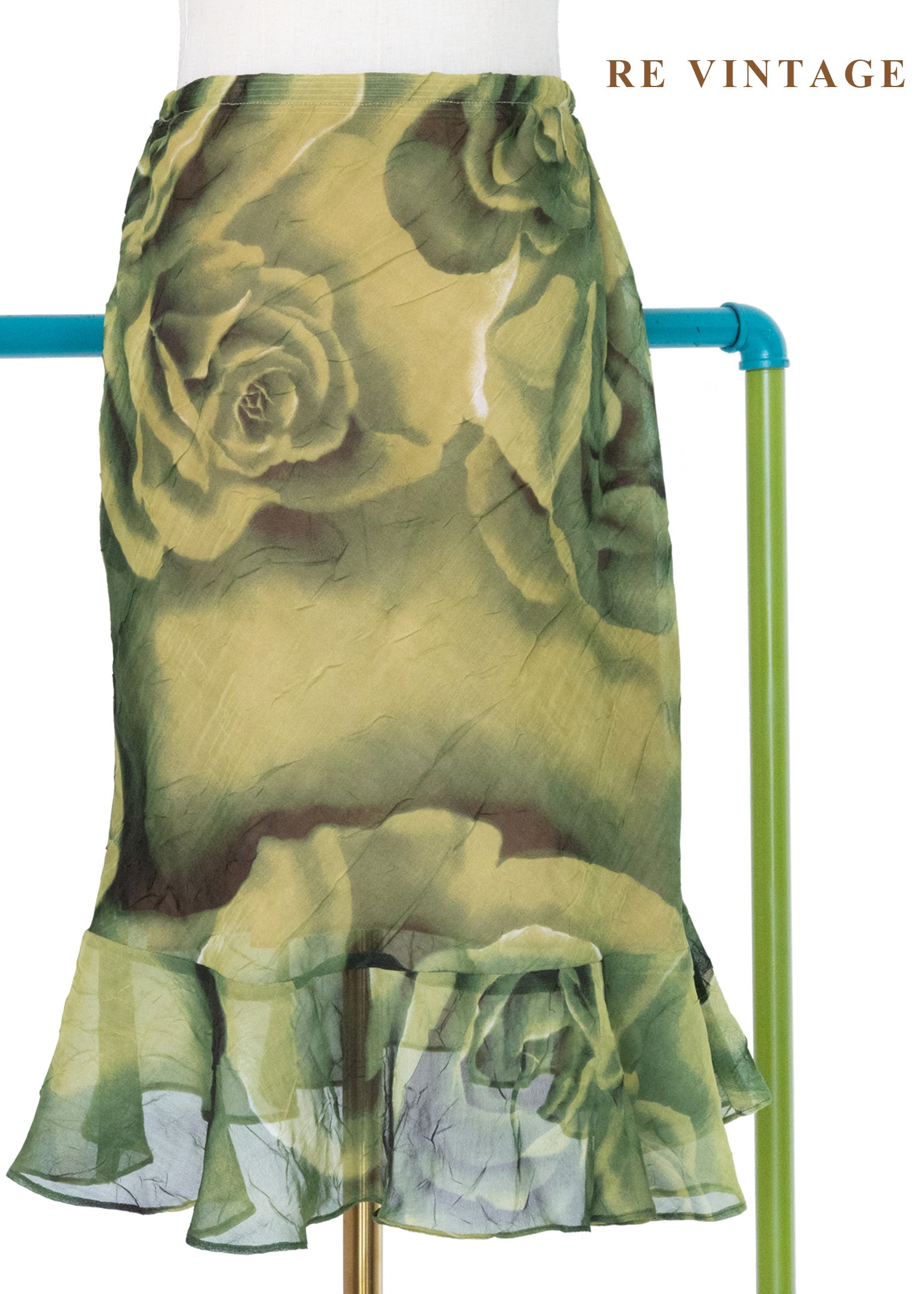 池塘玫瑰倒影短裙（23-26"）