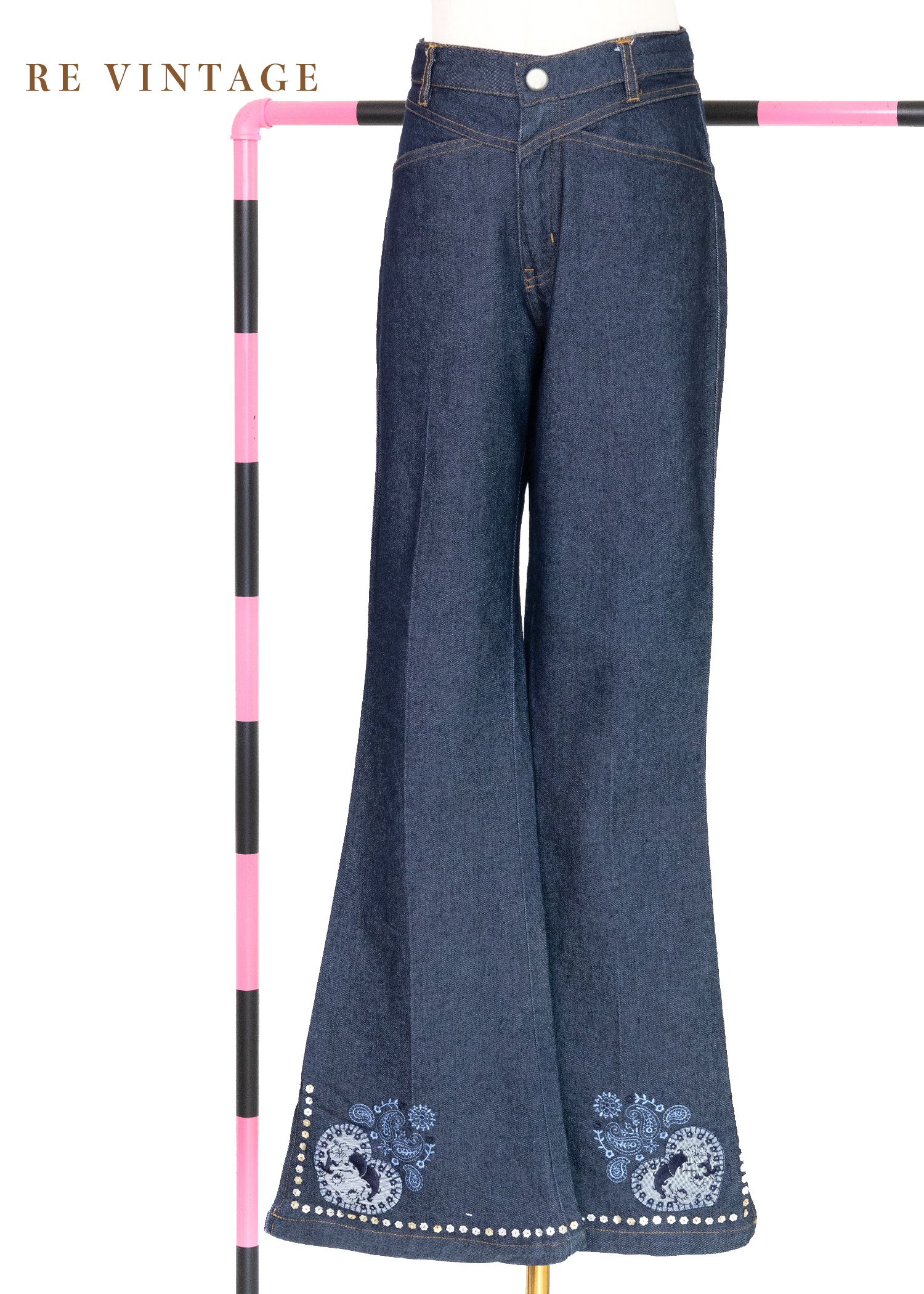 閃閃Betty 牛仔喇叭褲褲（中腰 28"）