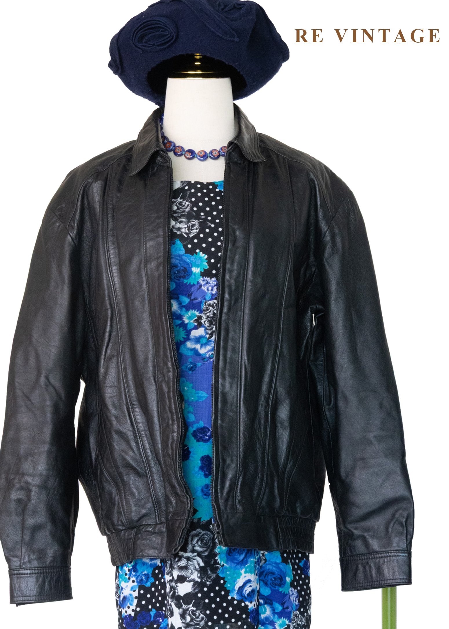 質感單品 -帥氣魔女黑皮革外套