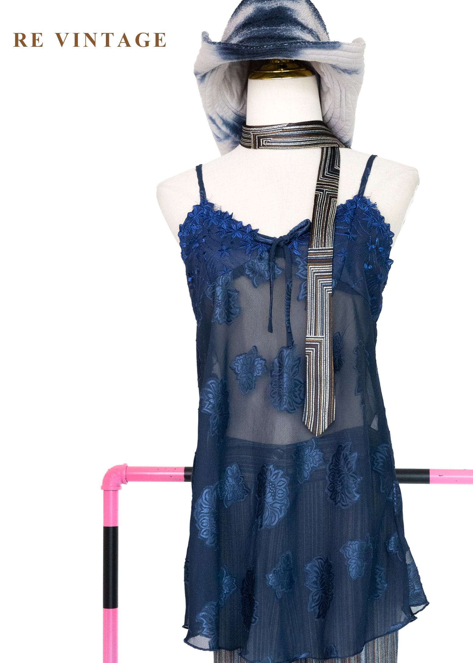 藍夢調花園慢舞細肩帶背心