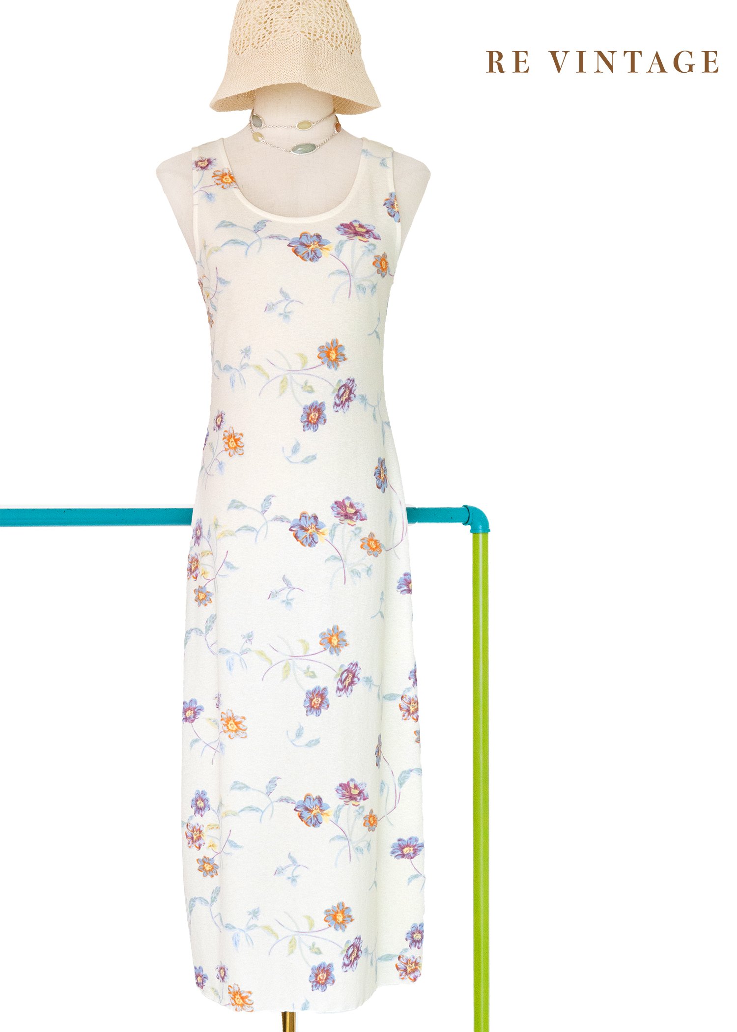 晨光溫柔花朵連身洋裝