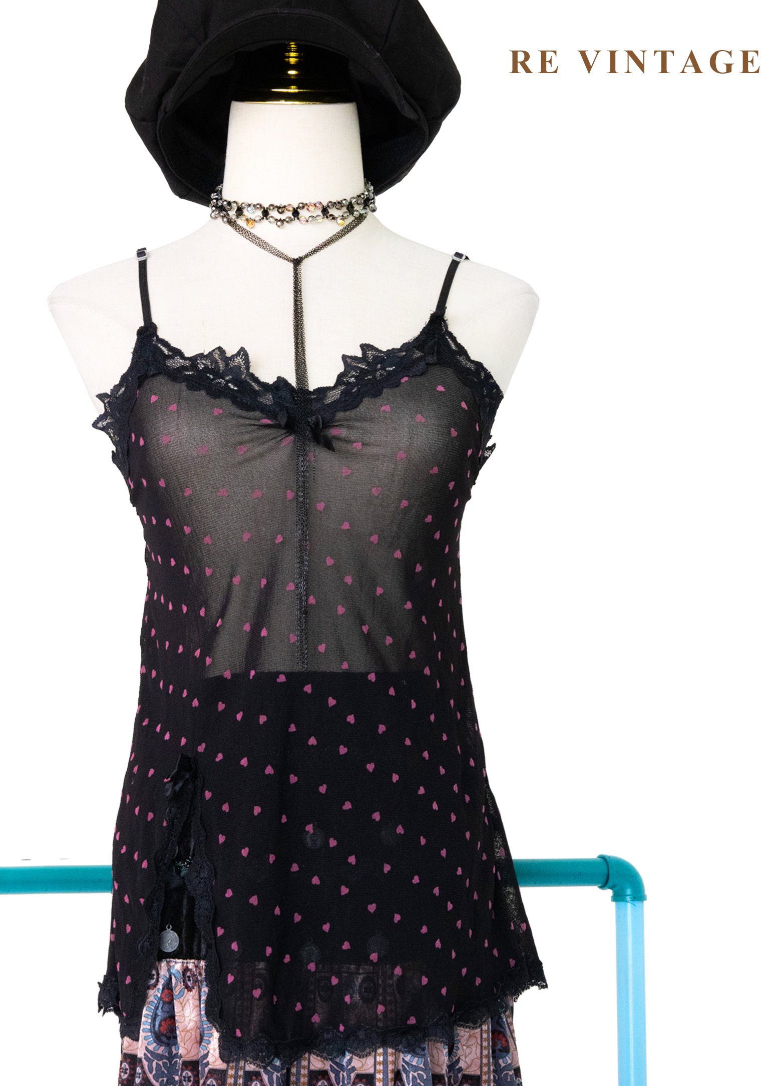 少女心跳 - 若隱若現玩味細肩帶背心