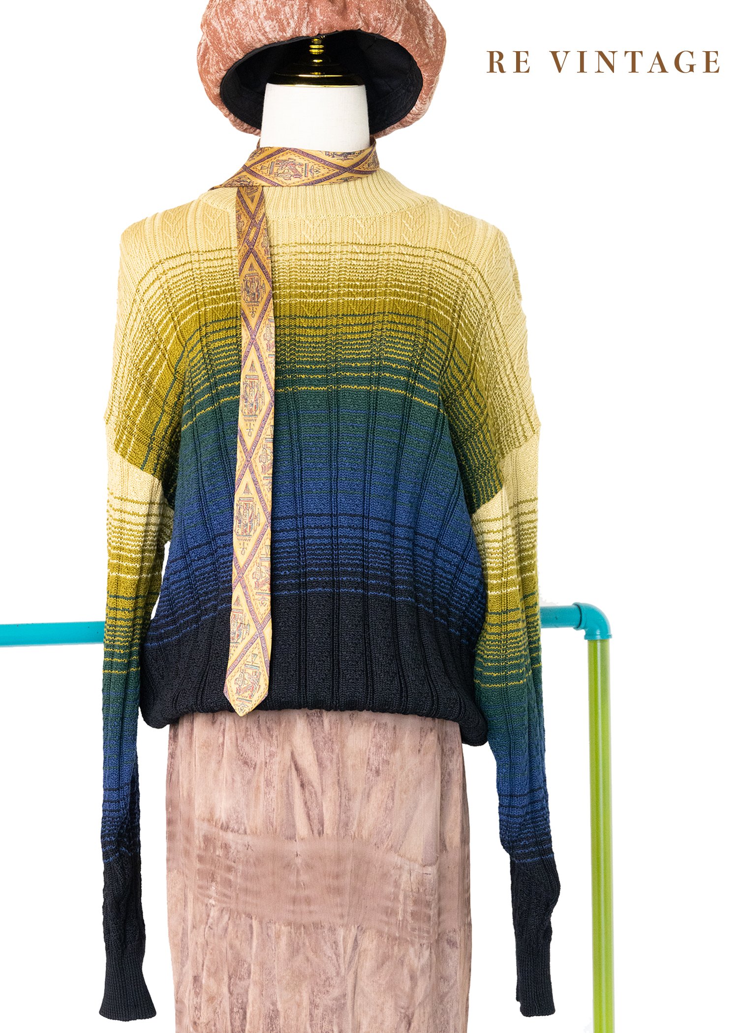 秋裝の小河豚針織毛衣