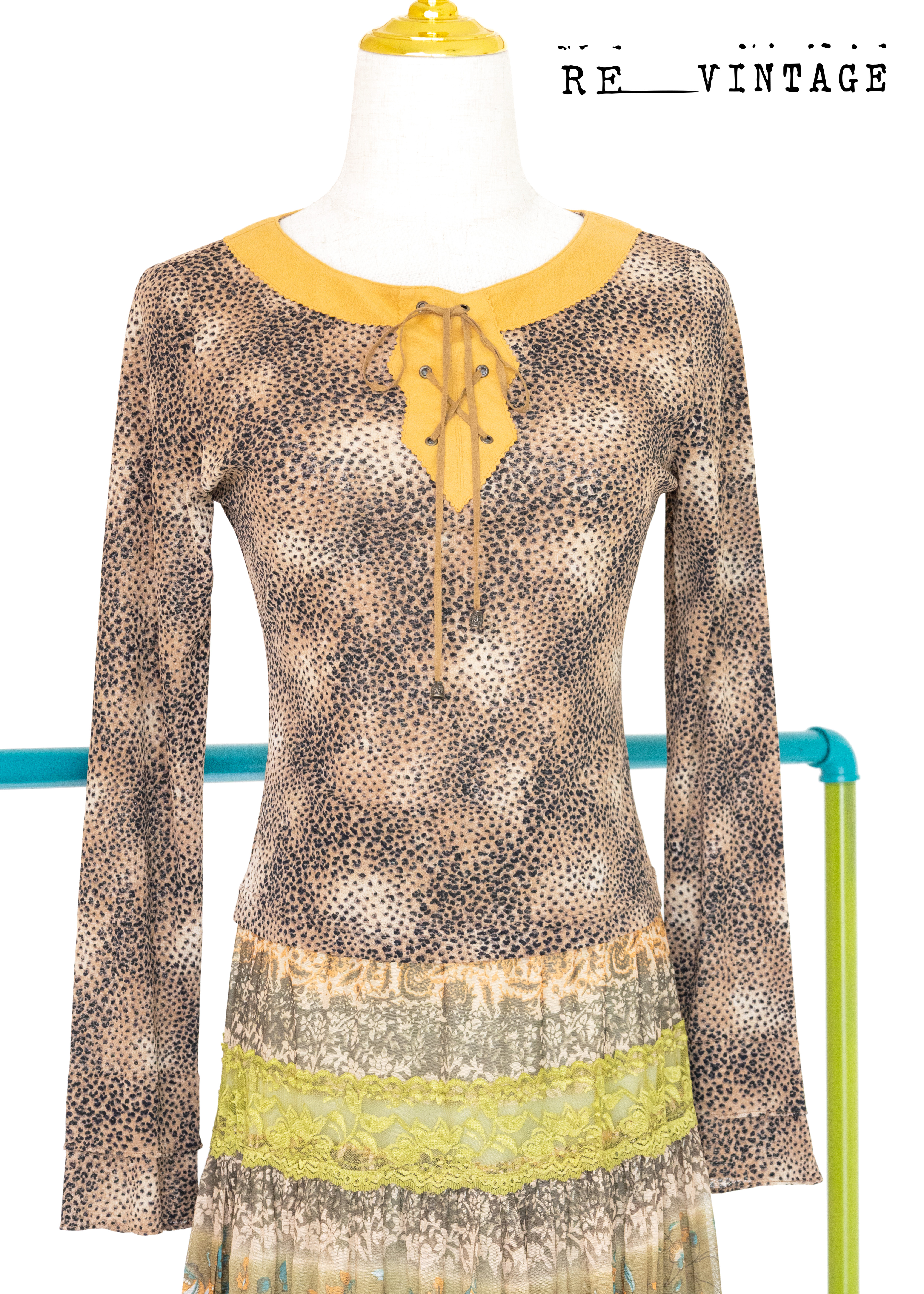 Autumn Leopard Print 貼身上衣
