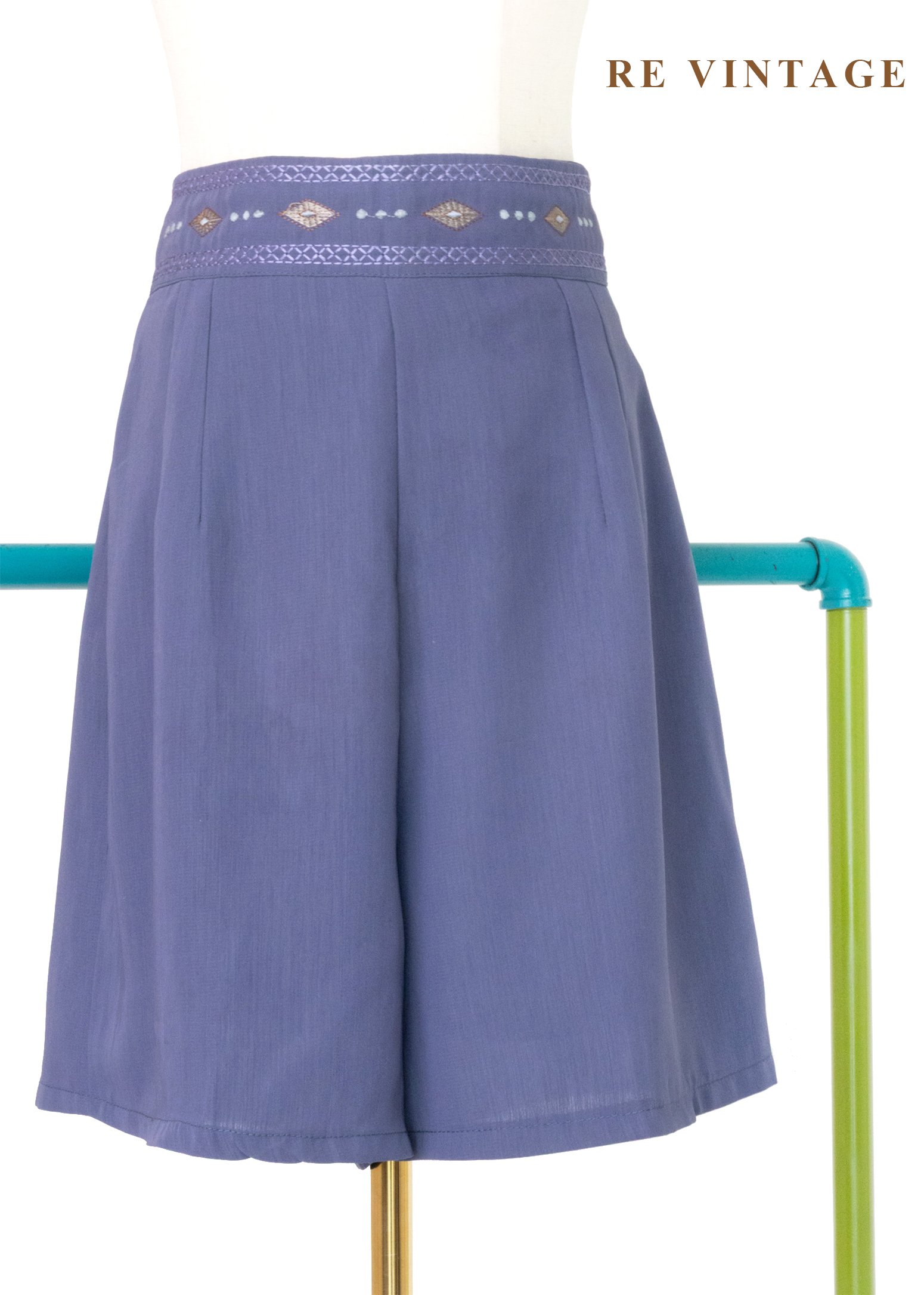 緹花星帶的軌跡高腰短褲（28"）