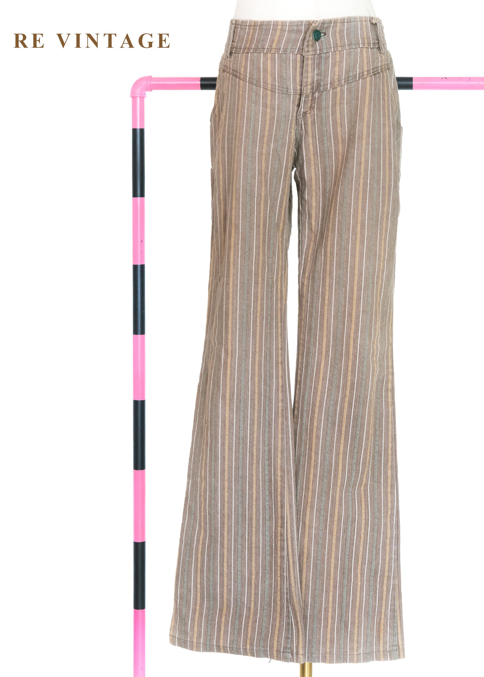 伯恩的秋日散策雅痞條紋褲