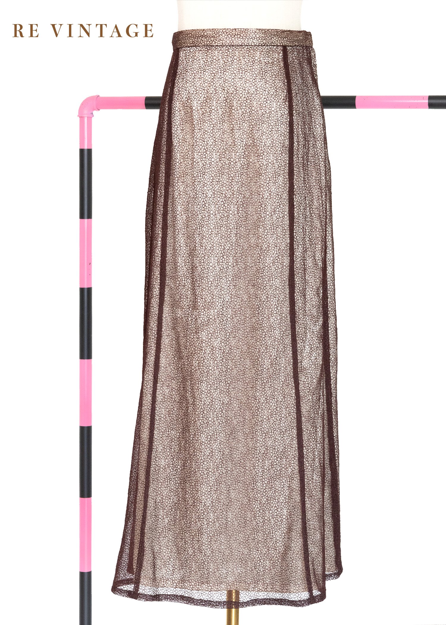 蜘蛛網網紗長裙（27"）