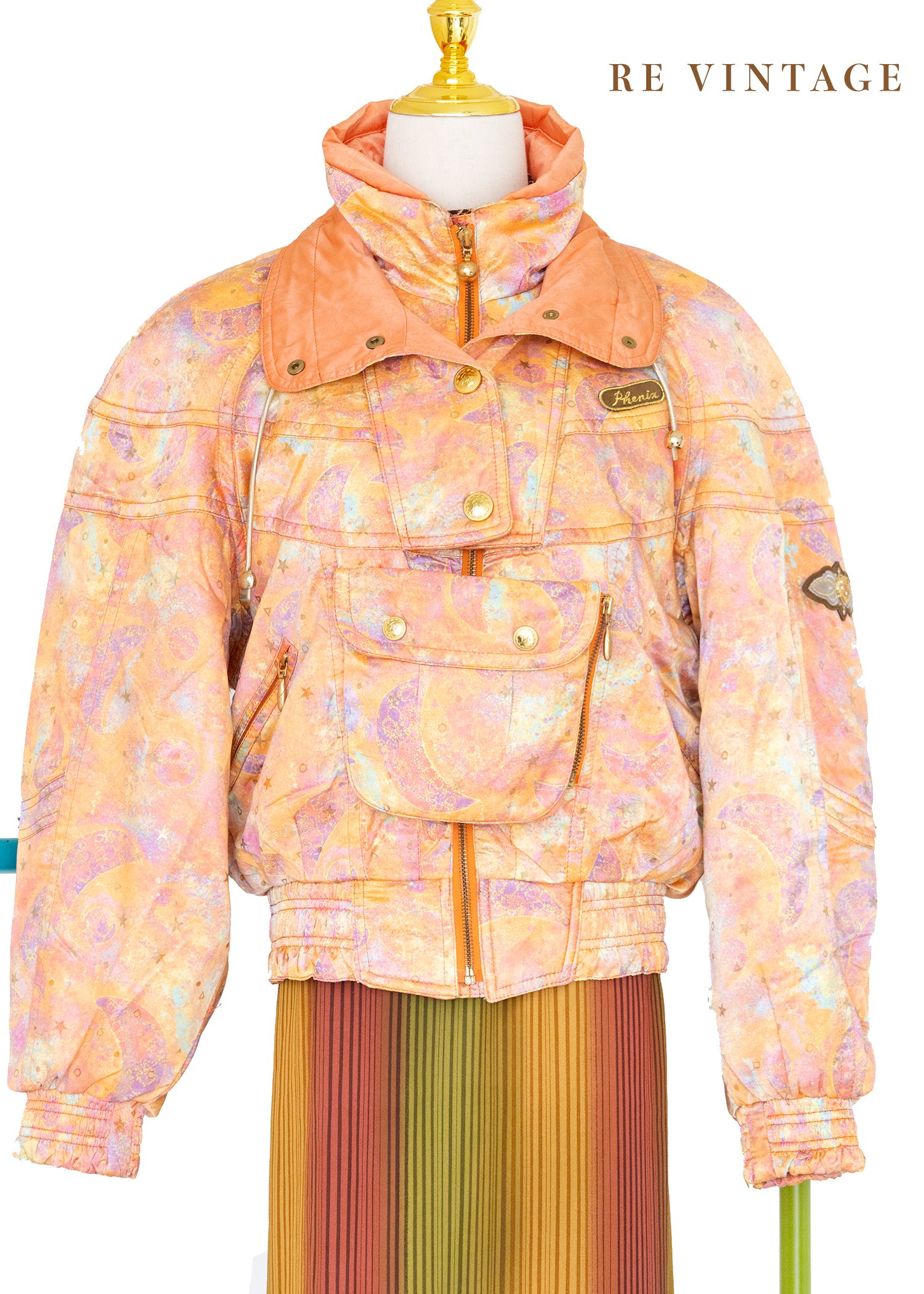 Peach Pink 小月亮短版保暖外套