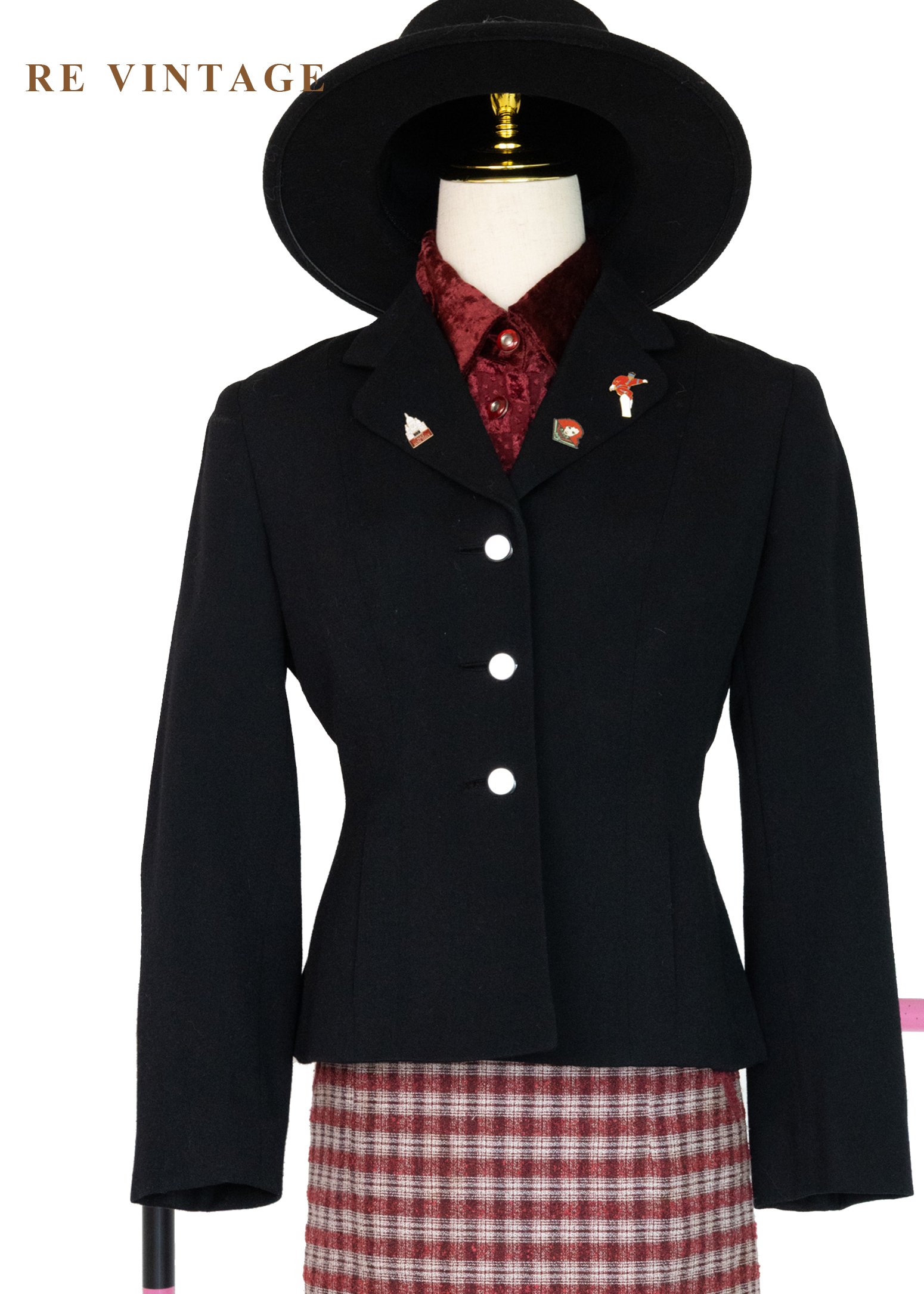 『歐洲寶物』英倫氣質少女收腰西裝外套