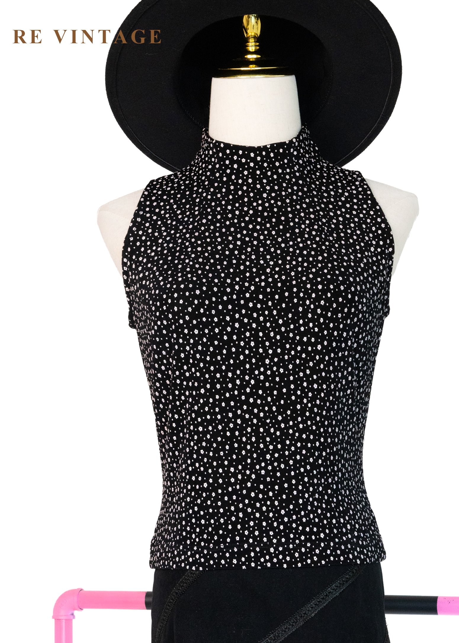 黑夜點點小花の溫度背心