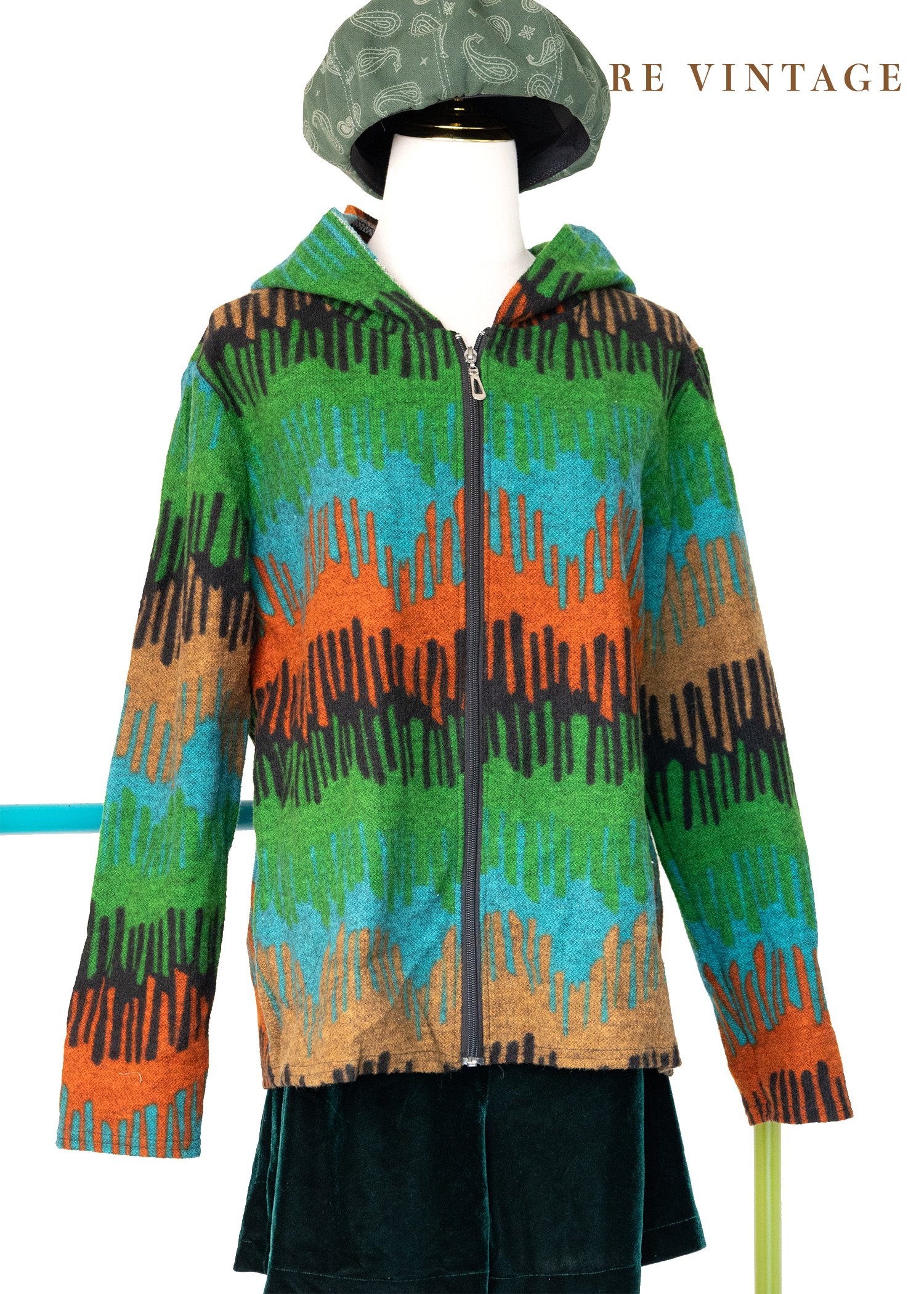 Pigments Dissolved 鮮綠色の薄款外套