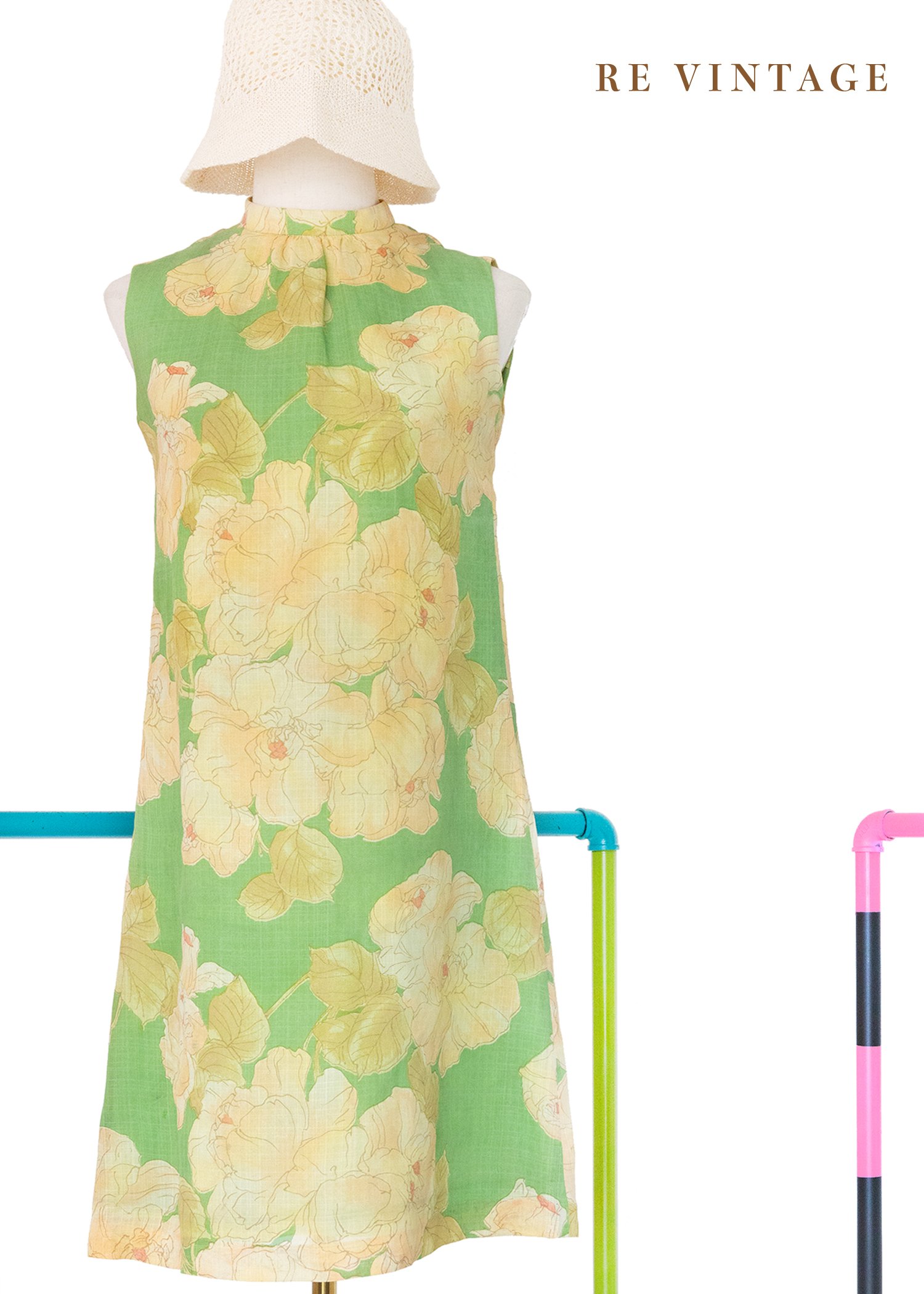 Lemon Petals 檸檬花綠意的午後洋裝