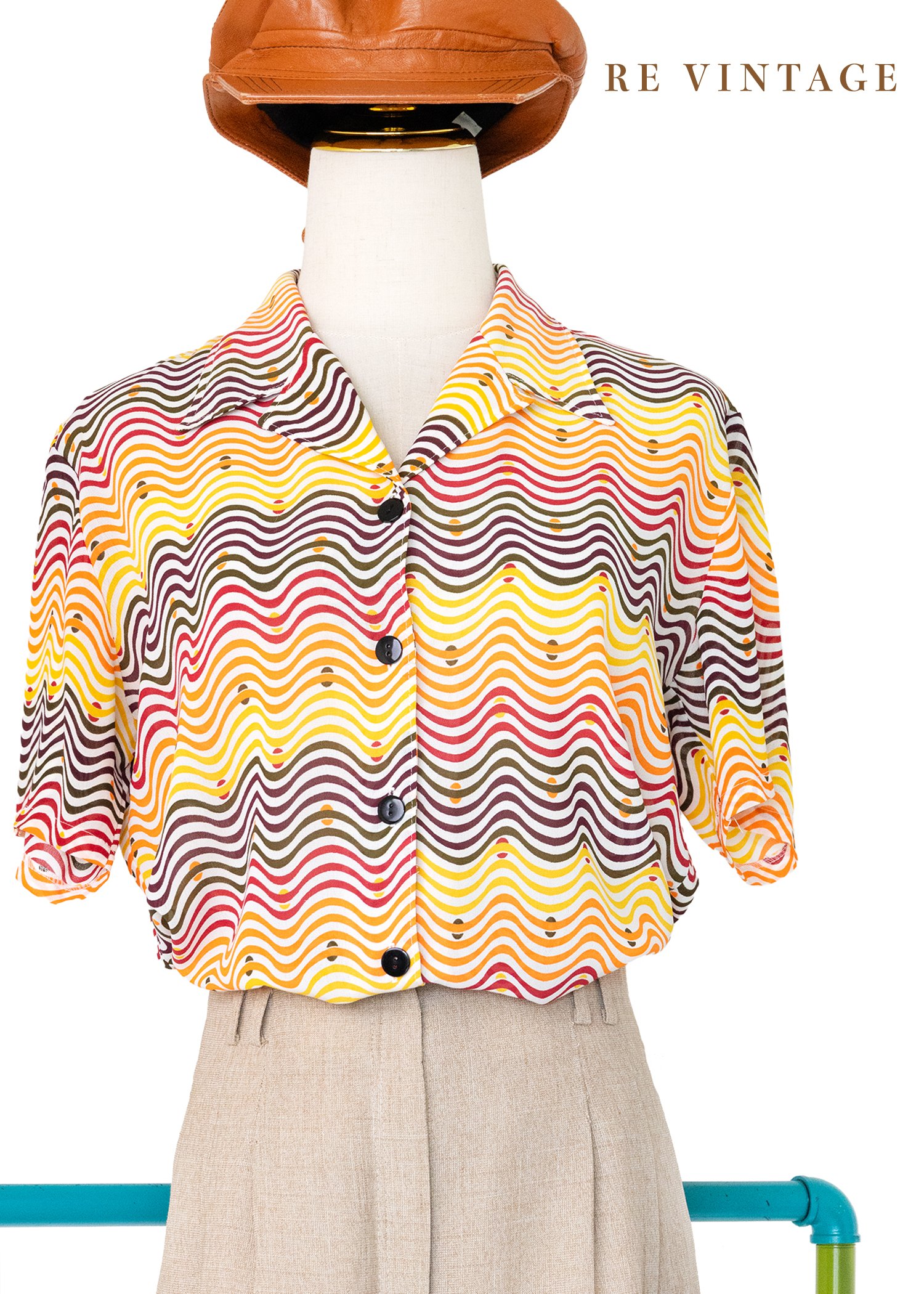 艷陽波紋夏日襯衫