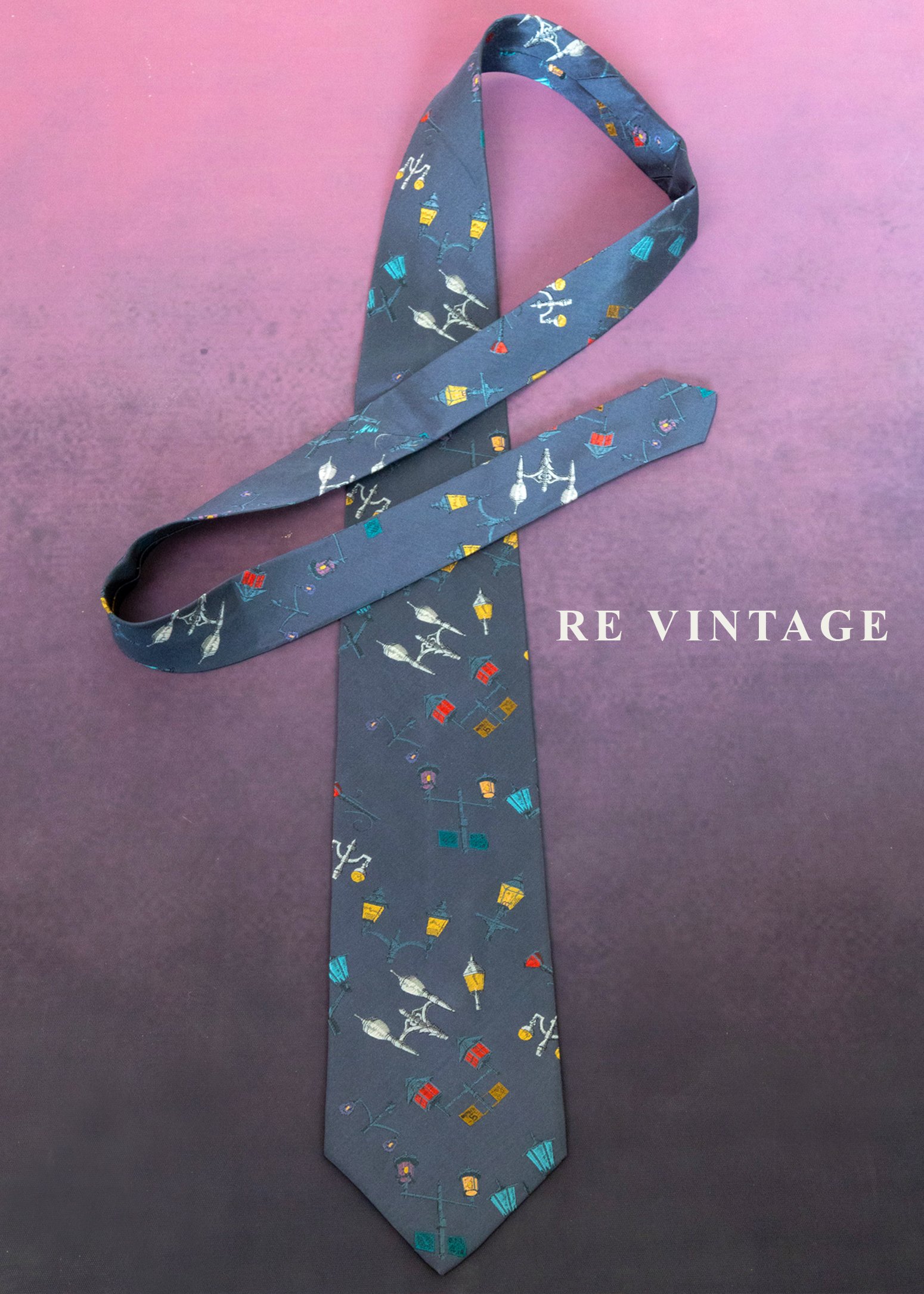 城市微光小路燈領帶