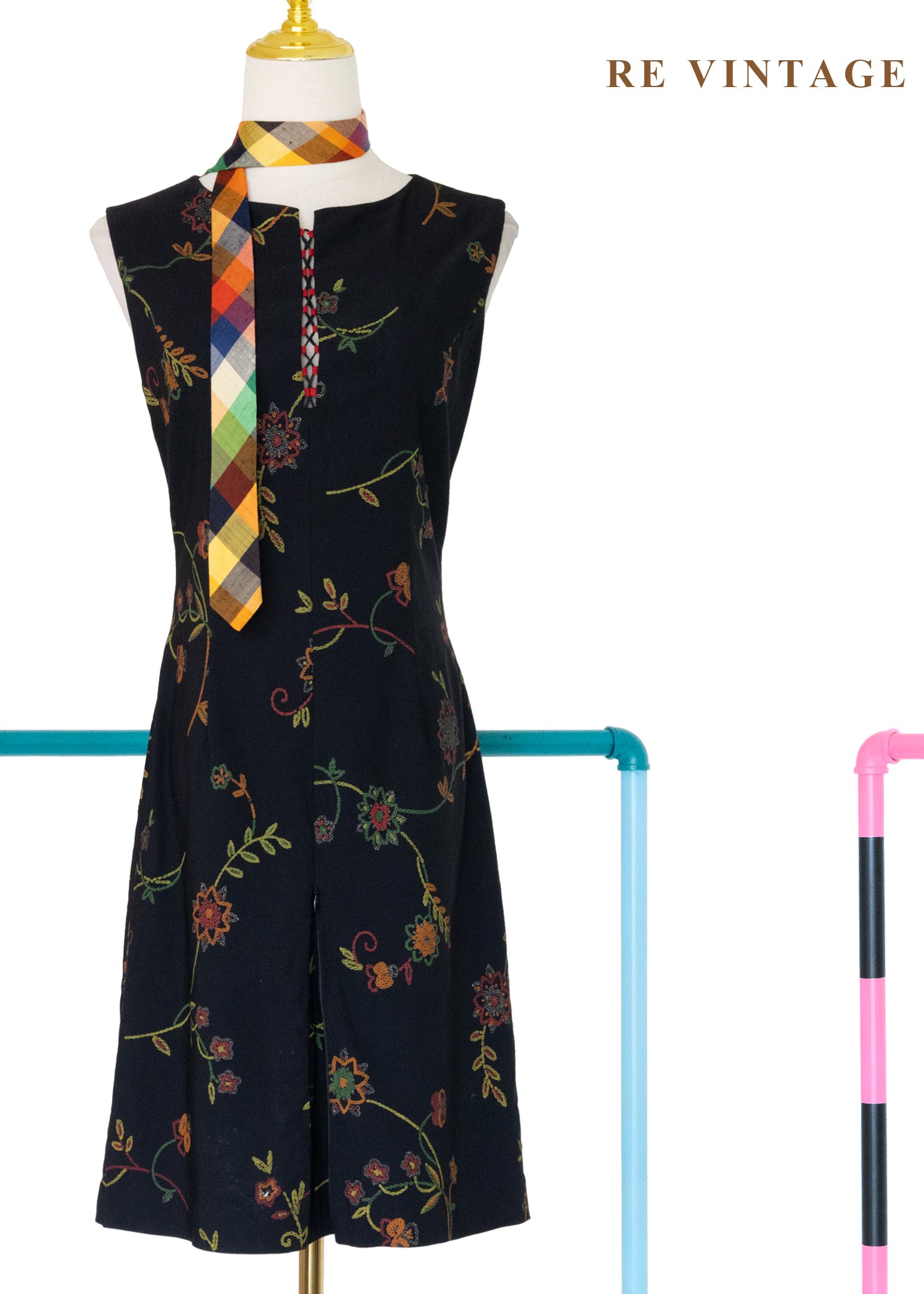 午夜花火 - 花園裡的文藝少女洋裝