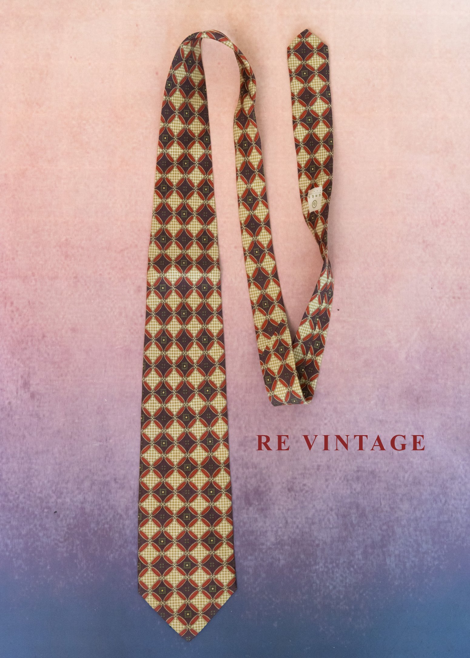 紳士萬花筒菱格領帶