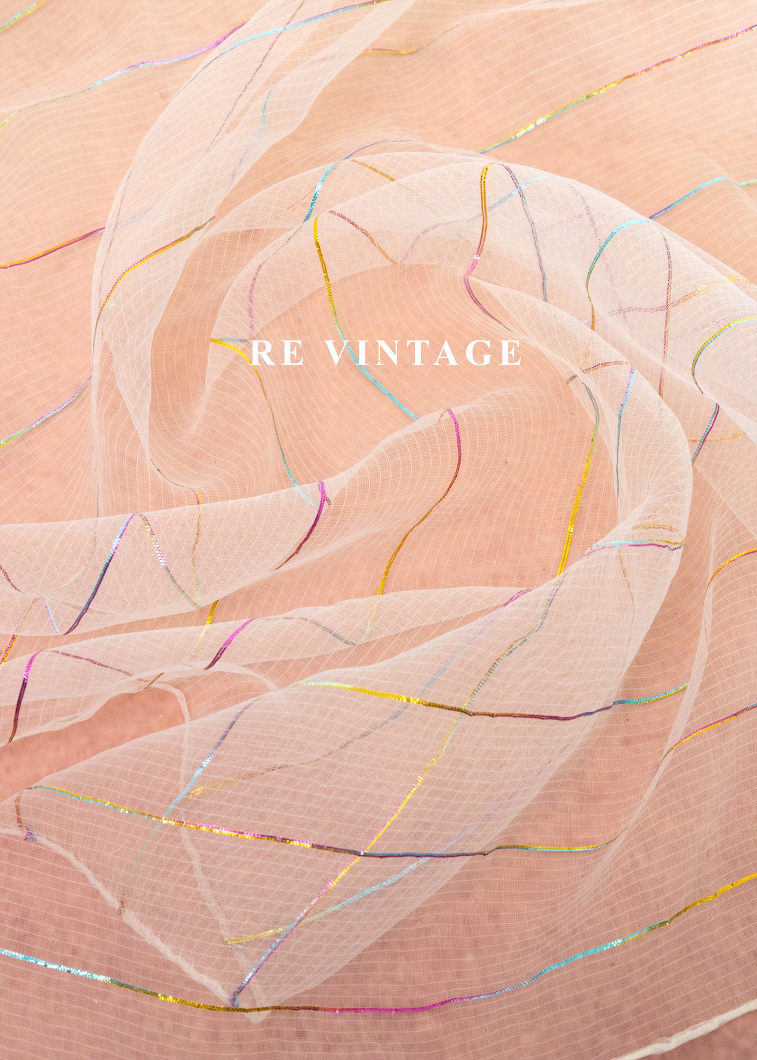 彩虹空氣輕柔線條絲巾