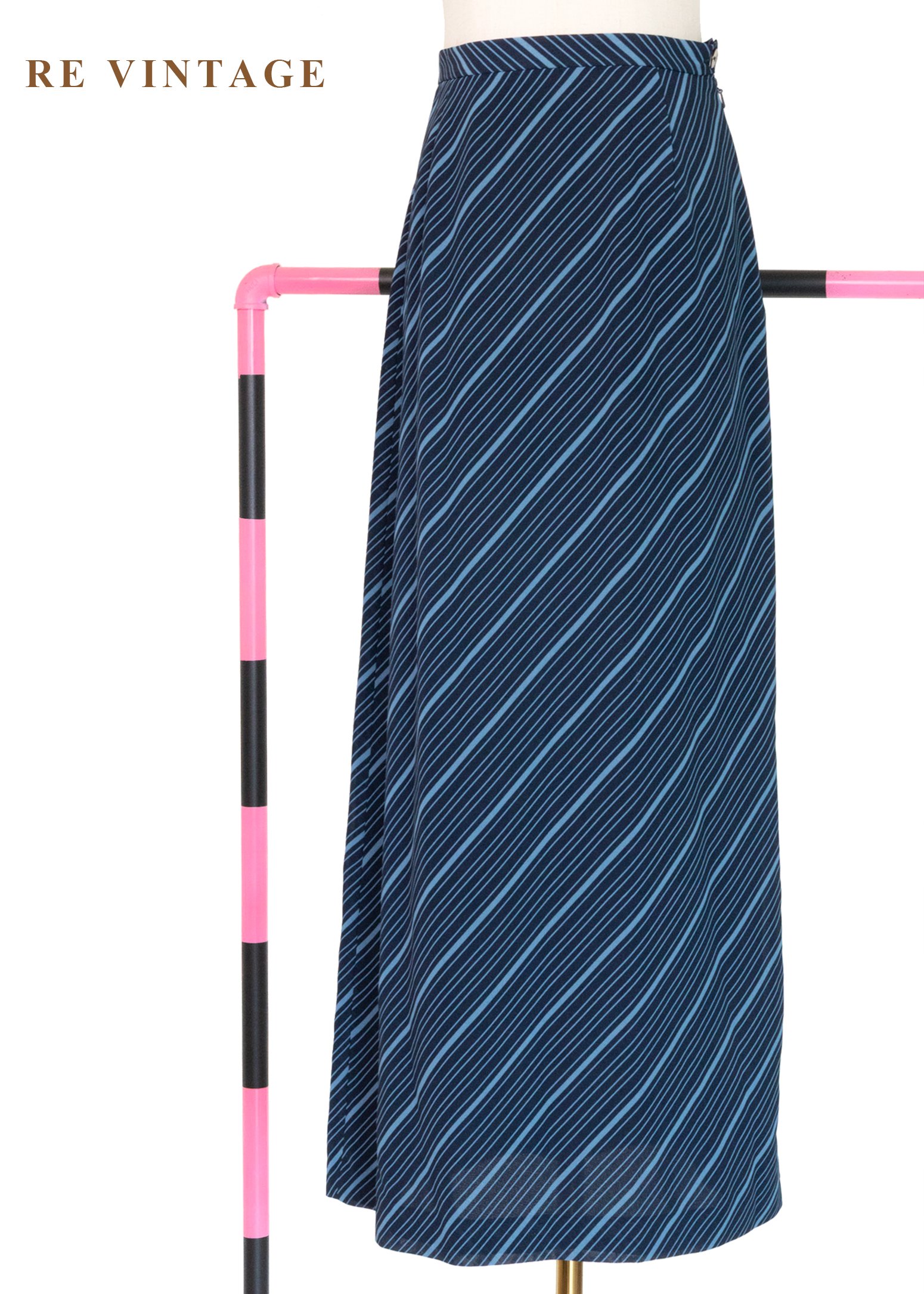 套裝裙子 - 藍色海風斜紋長裙（26"）