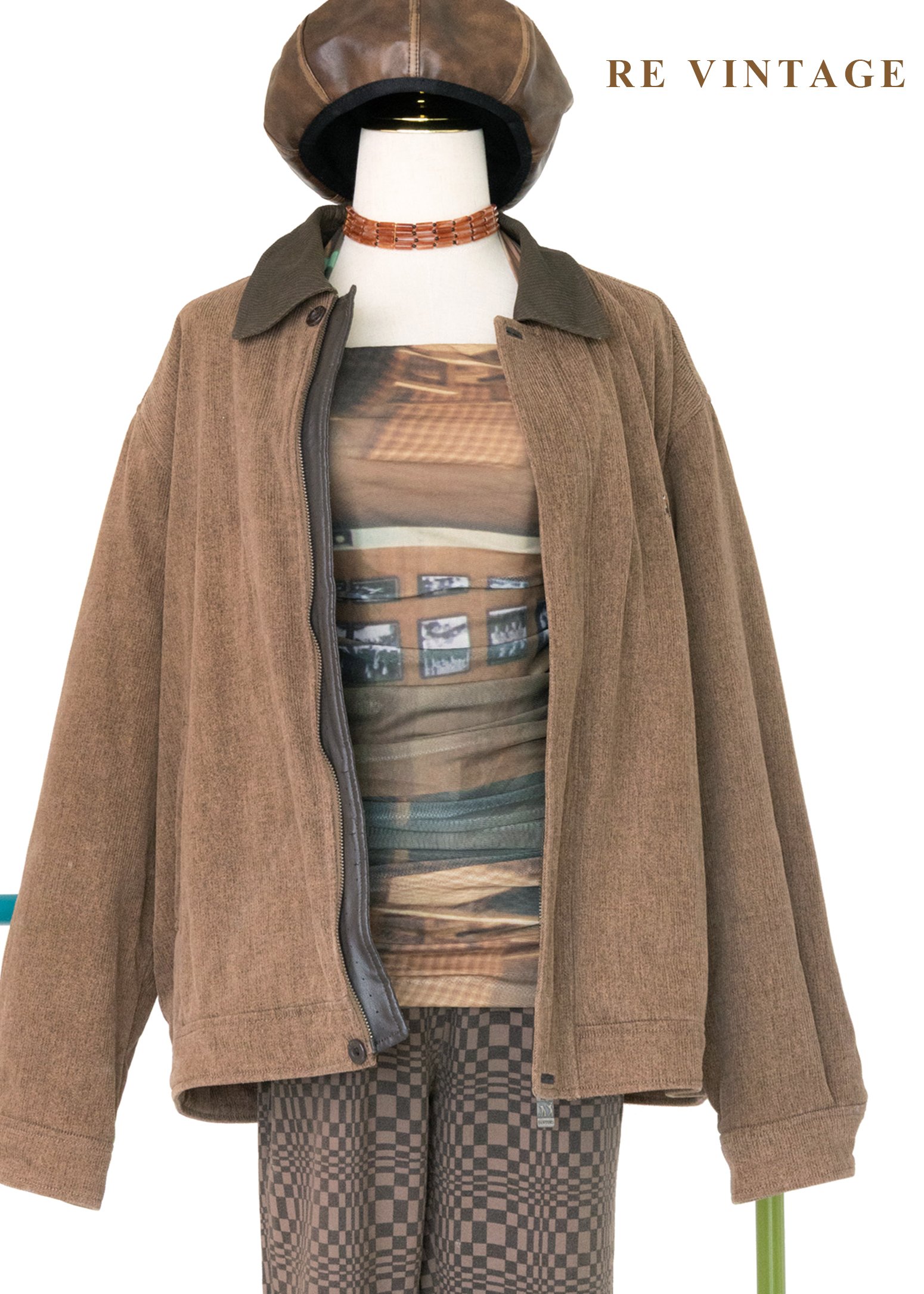 樹皮暖意散步夾克外套