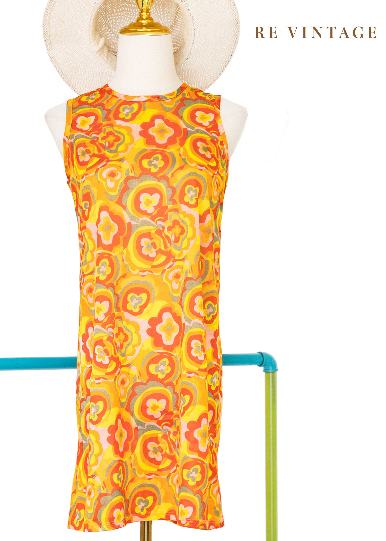 橘光幻舞迷幻能量の迷你洋裝