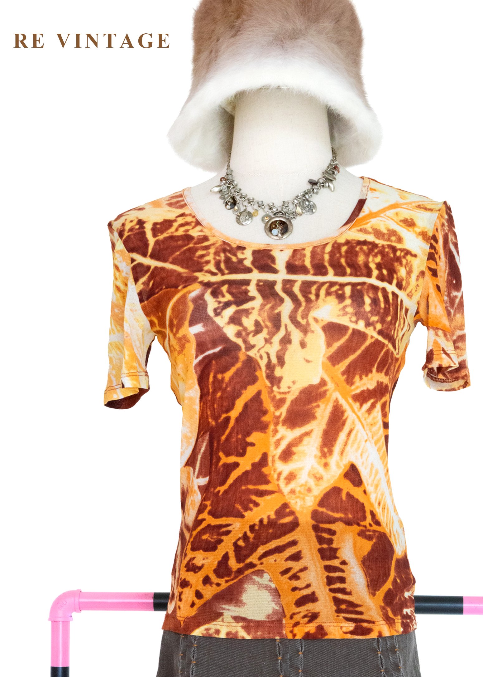 『歐洲寶物』脈動大地葉影上衣