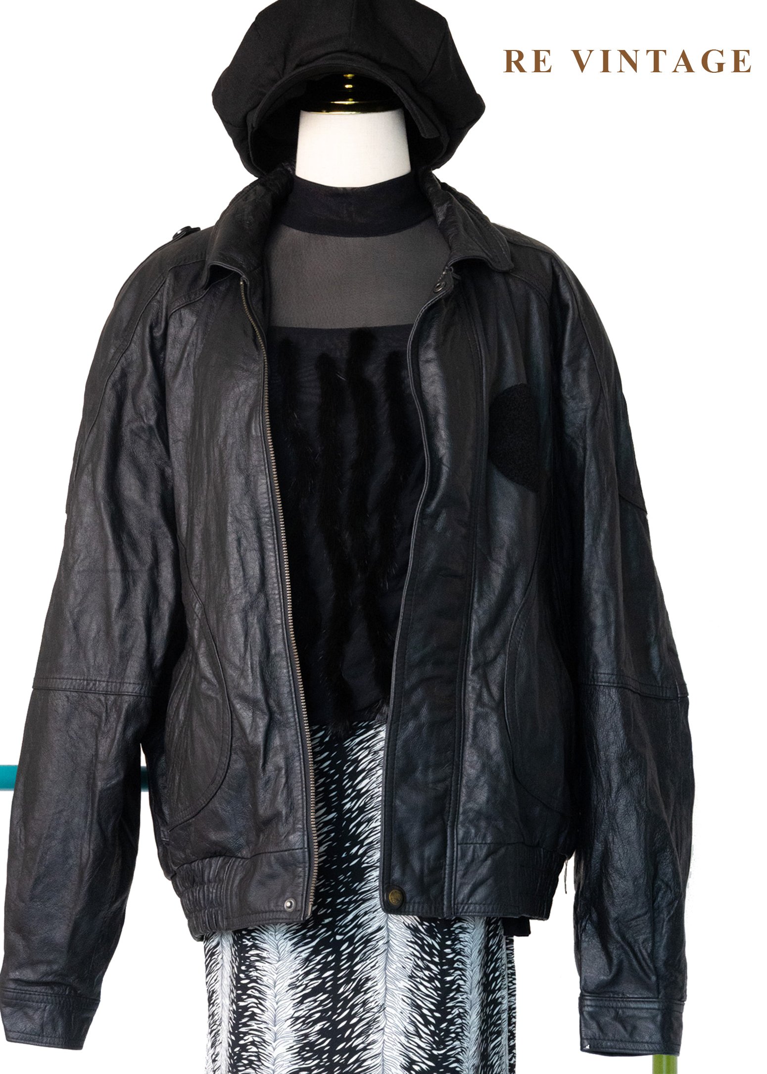 質感單品 - 牛皮夜行者皮革外套