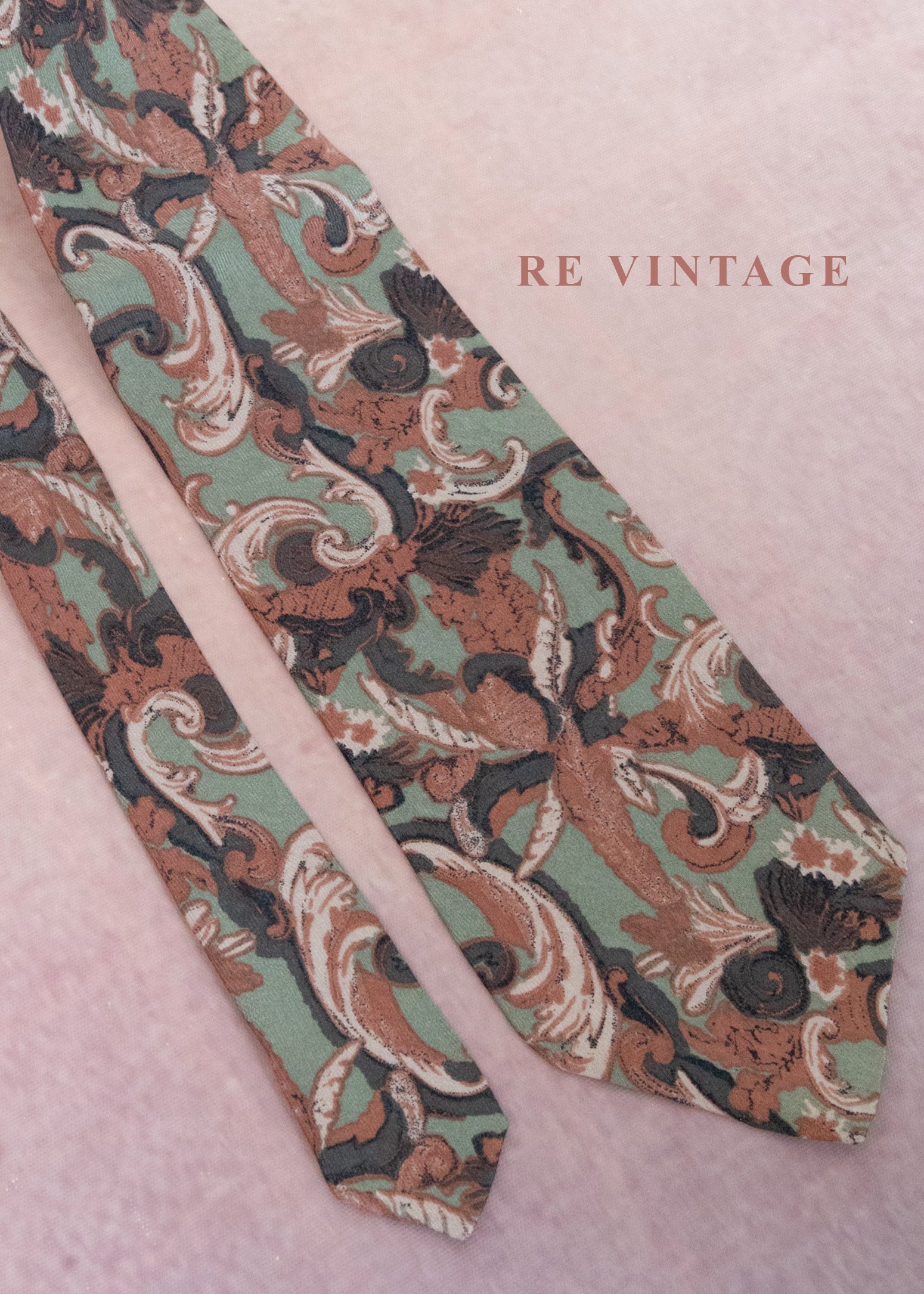 薄荷古典 - 巴洛克迴旋領帶