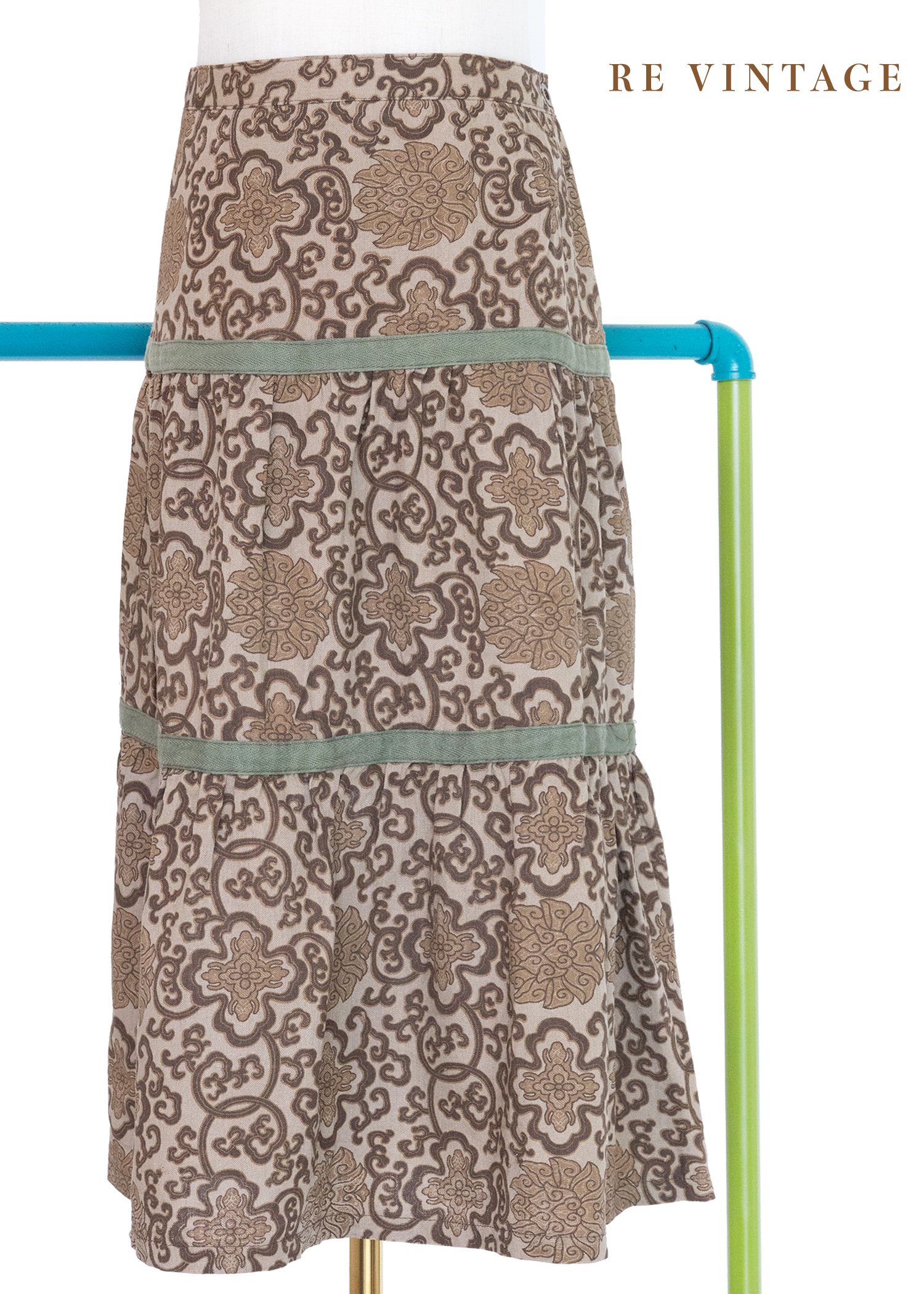 摩洛哥古園花磚美裙（26"）