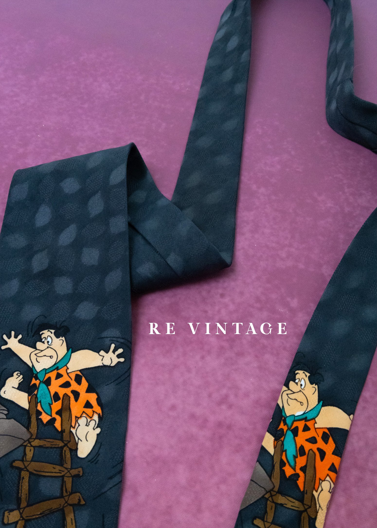 Warner Bros摩登原始人角色領帶